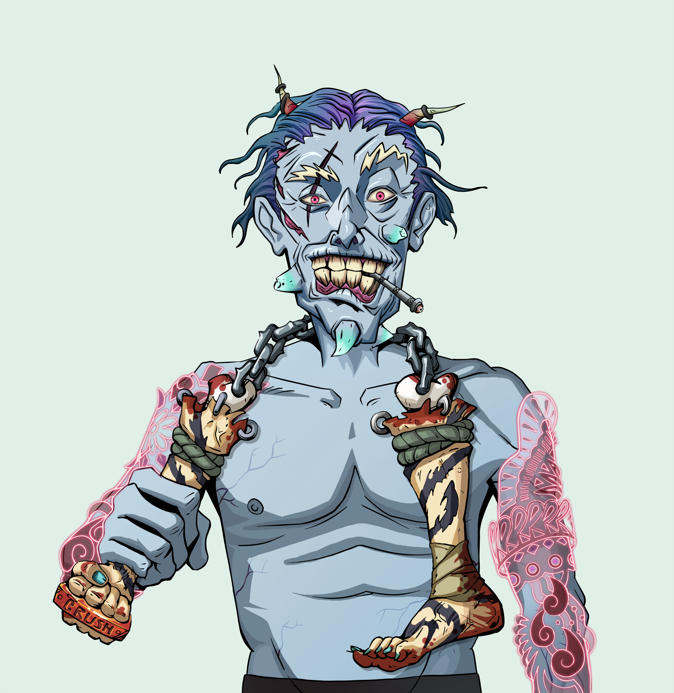 One-Eyed Itsuki — Degen Dojo fighter