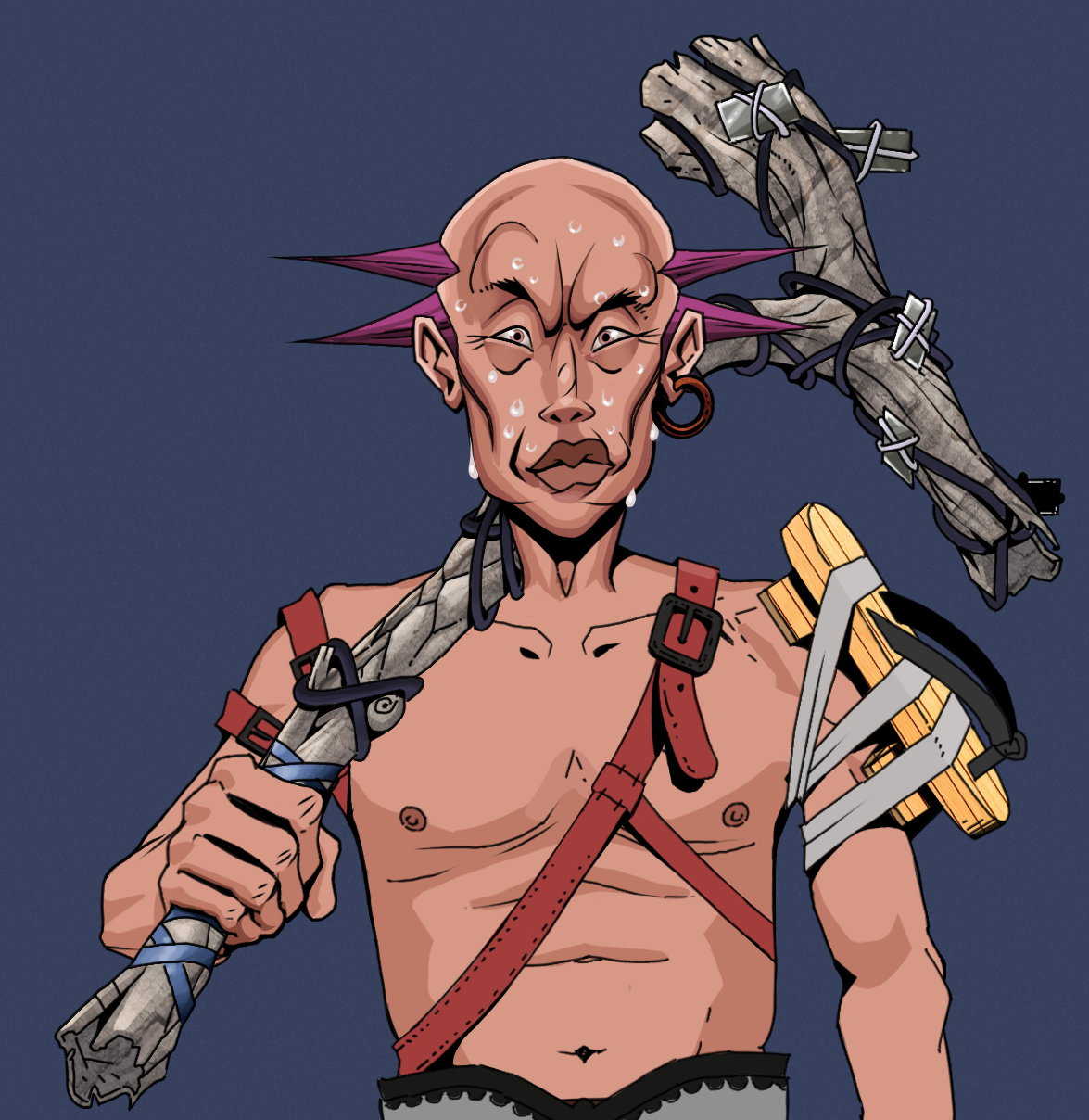 Stresshead Rin — Degen Dojo fighter