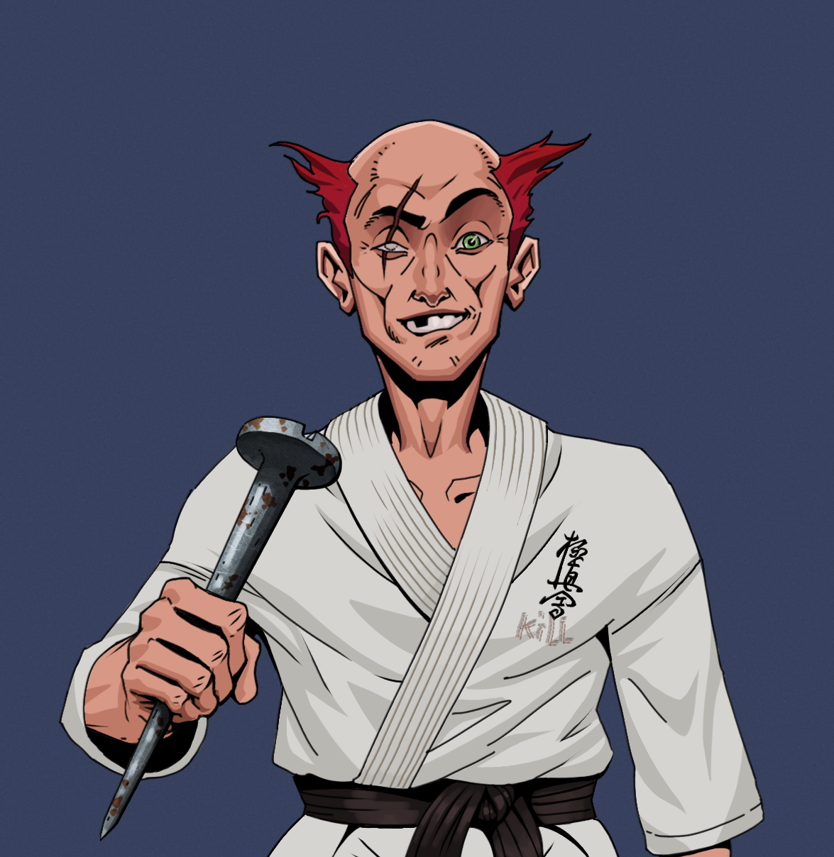 One-Eyed Itsuki — Degen Dojo fighter