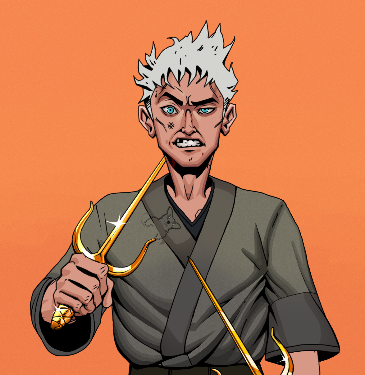 Akuma — Degen Dojo fighter