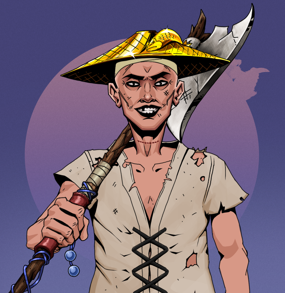 Junichiro Reborn — Degen Dojo fighter