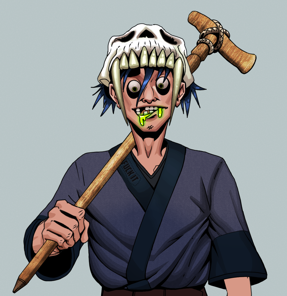 Toxic Azuma — Degen Dojo fighter