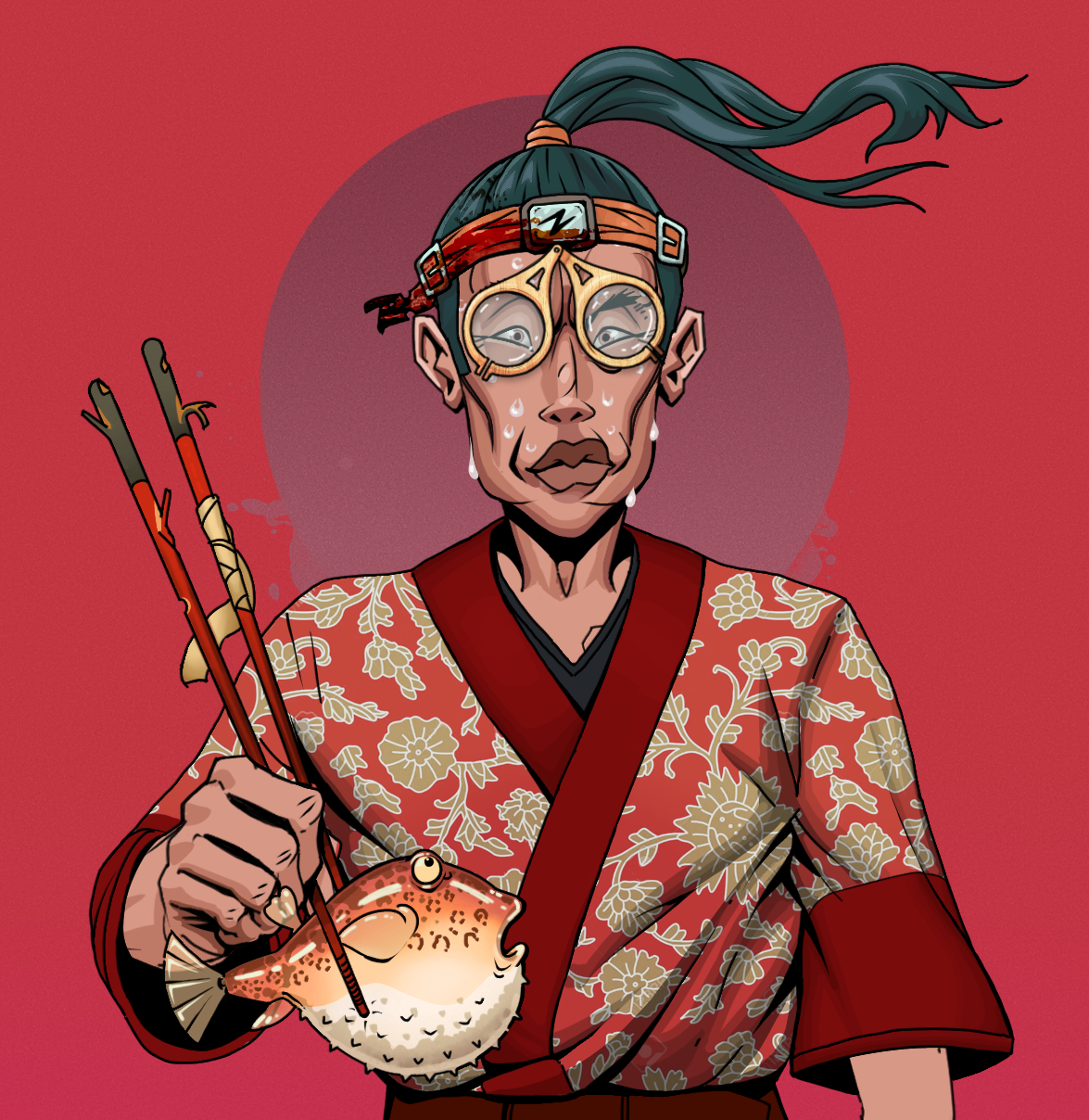 Stresshead Rin — Degen Dojo fighter