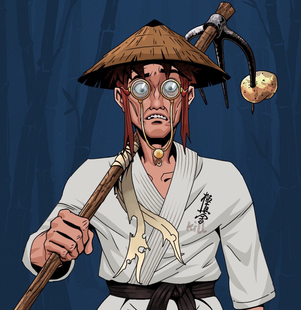 Shitless Botan — Degen Dojo fighter
