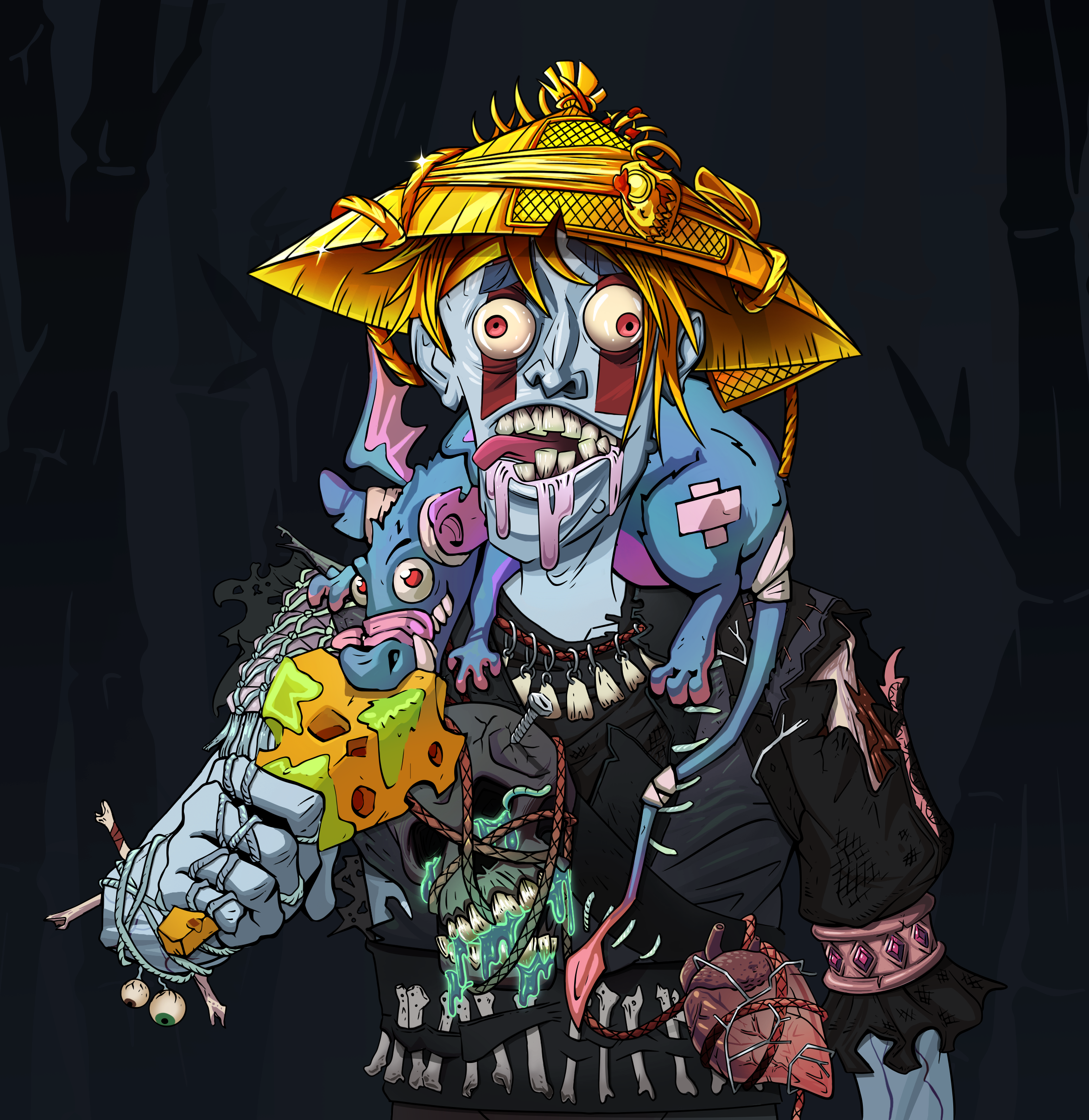Drooling Azuma — Degen Dojo fighter