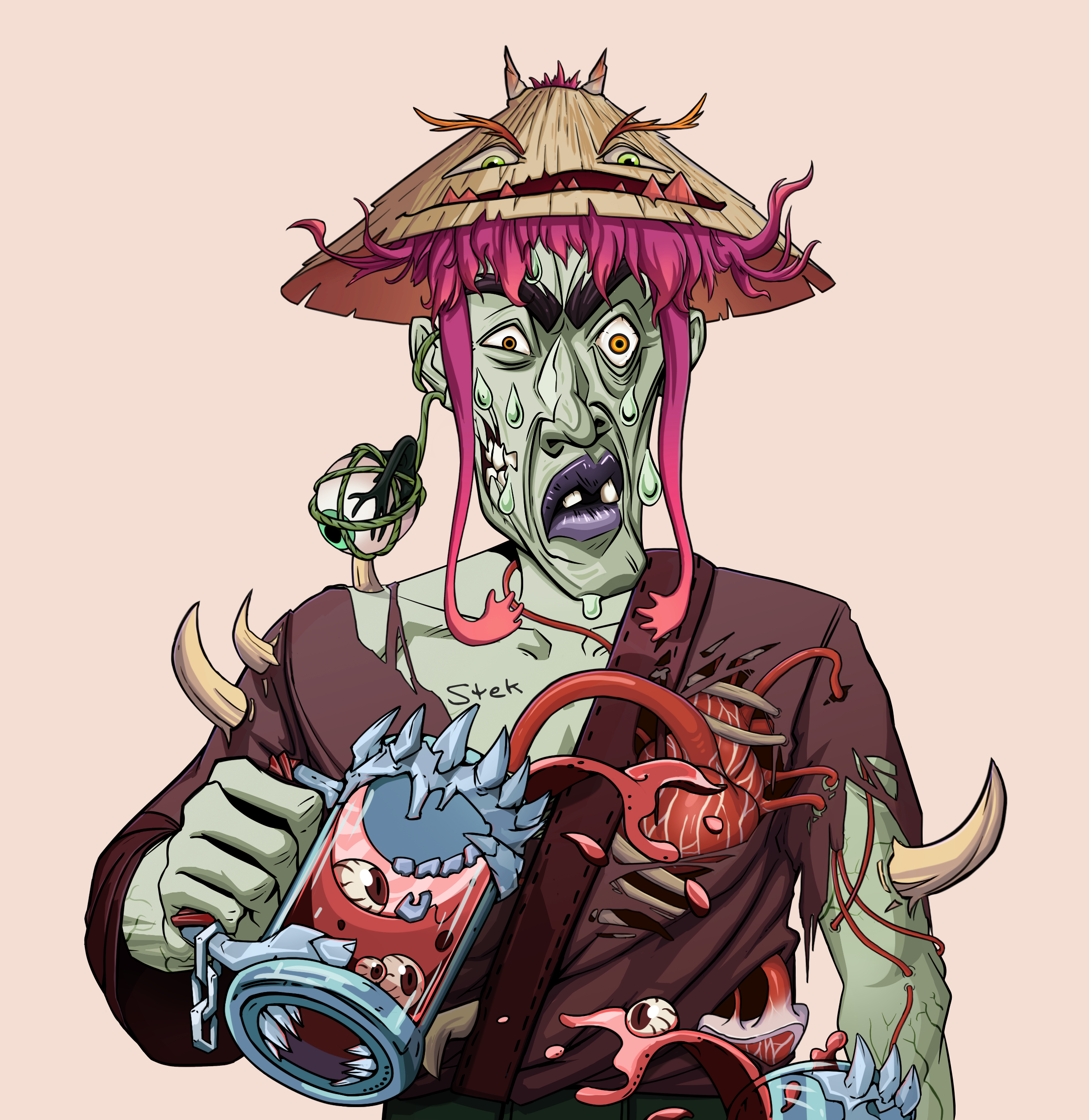 Stresshead Rin — Degen Dojo fighter