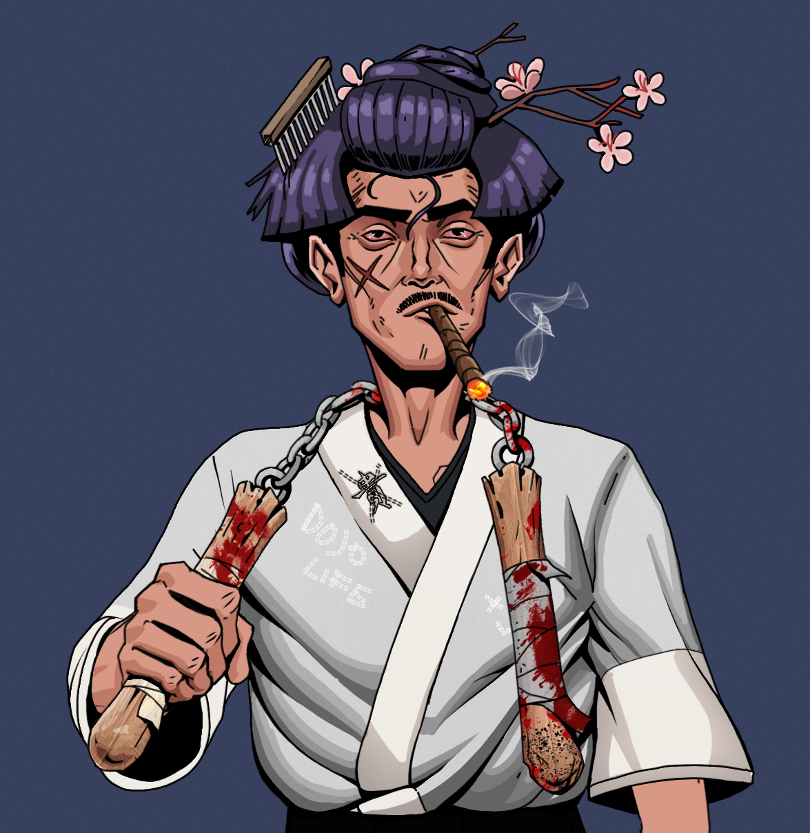 Raikou The Stoner — Degen Dojo fighter