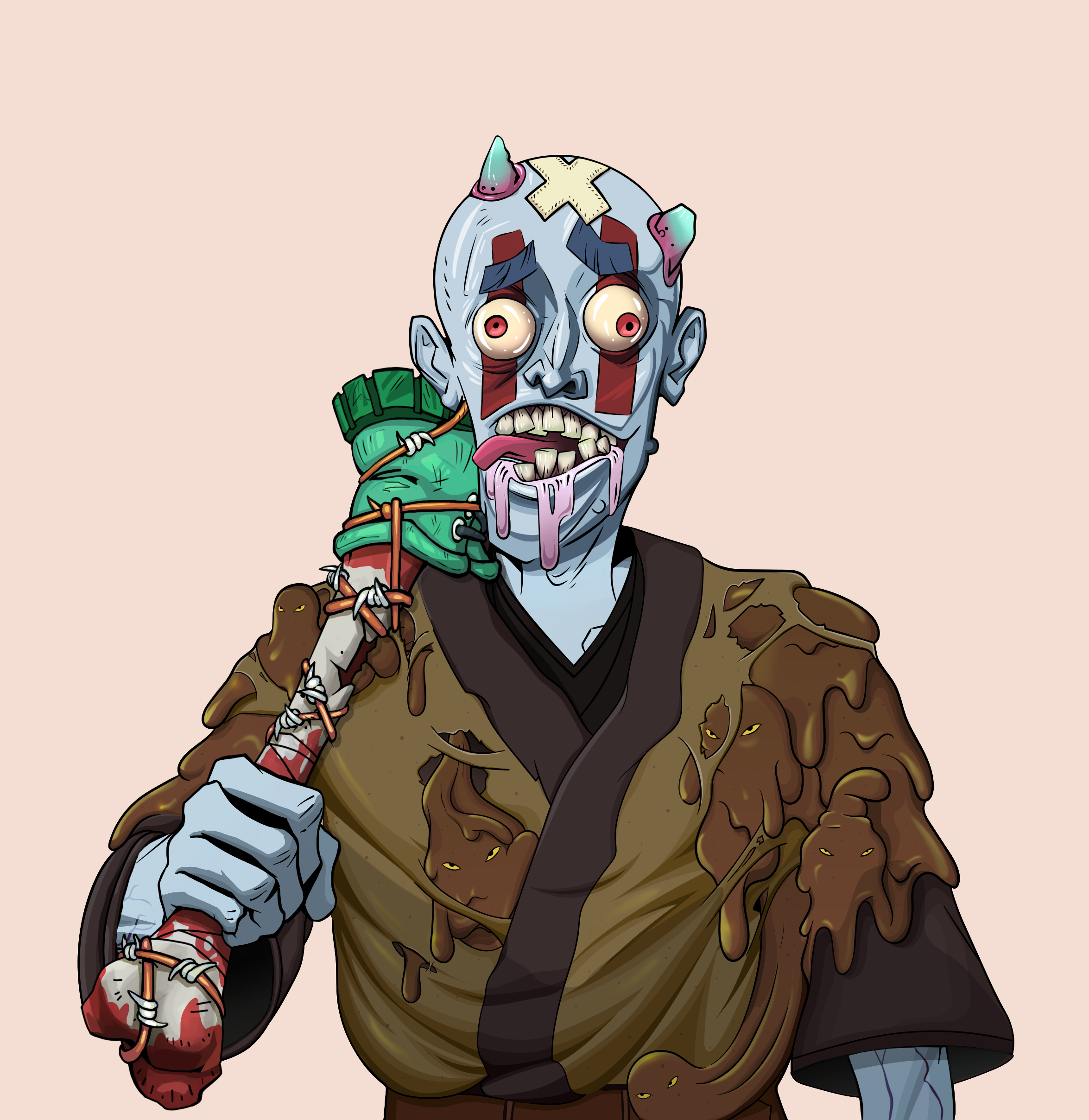 Drooling Azuma — Degen Dojo fighter