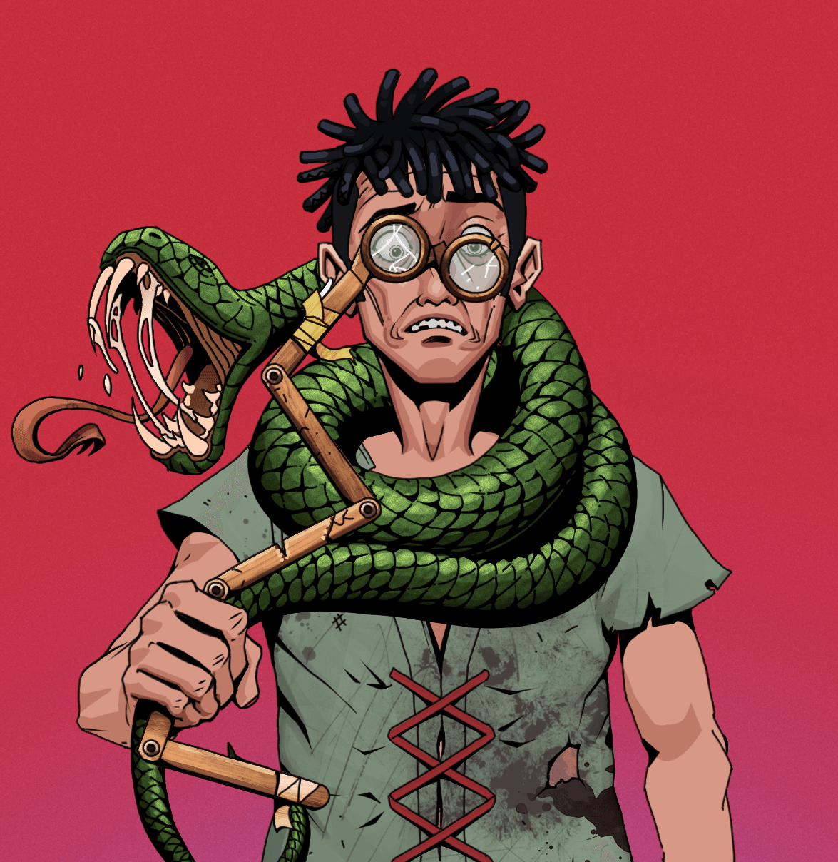 Shitless Botan — Degen Dojo fighter