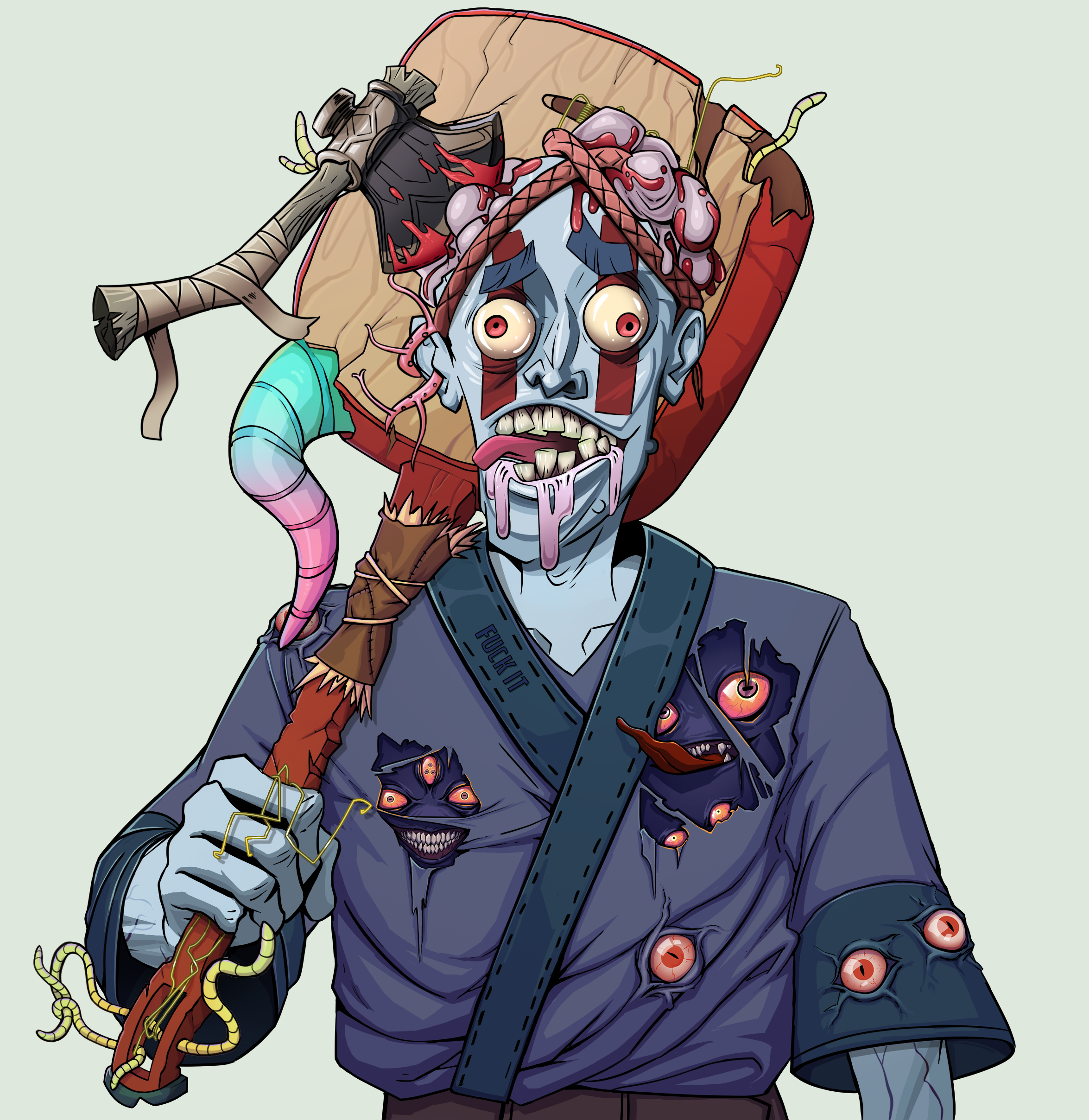 Drooling Azuma — Degen Dojo fighter