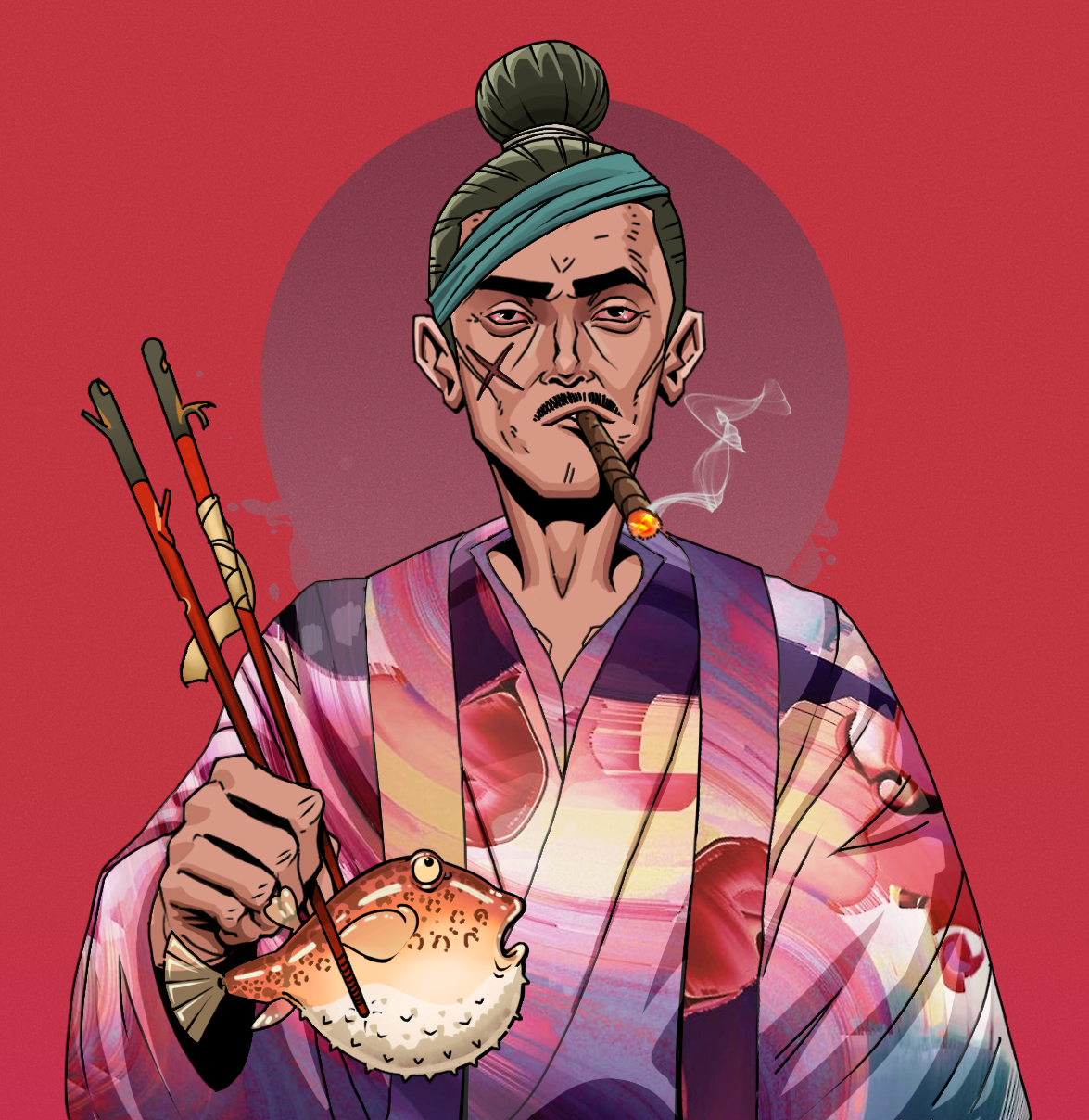 Raikou The Stoner — Degen Dojo fighter