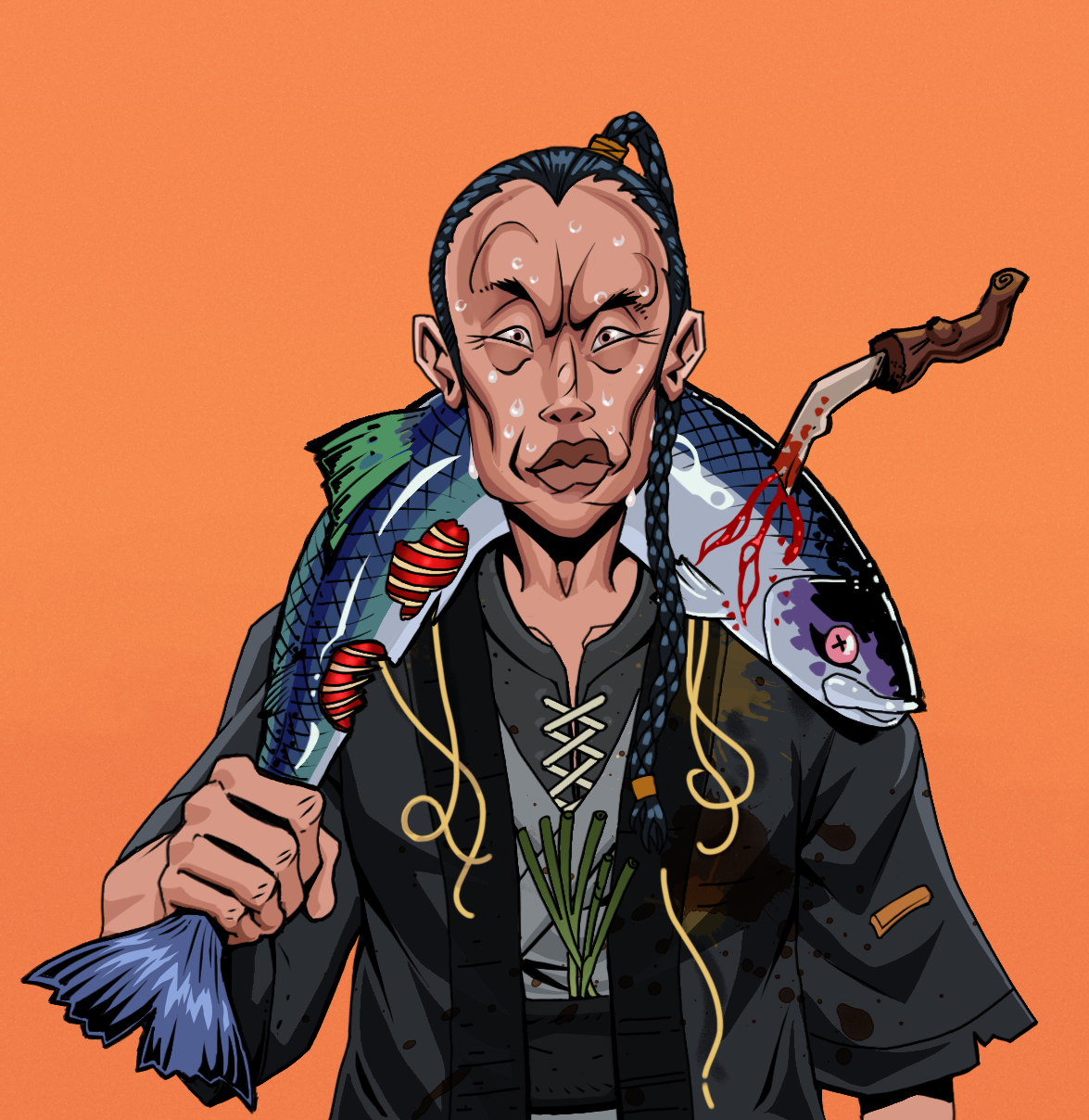 Stresshead Rin — Degen Dojo fighter