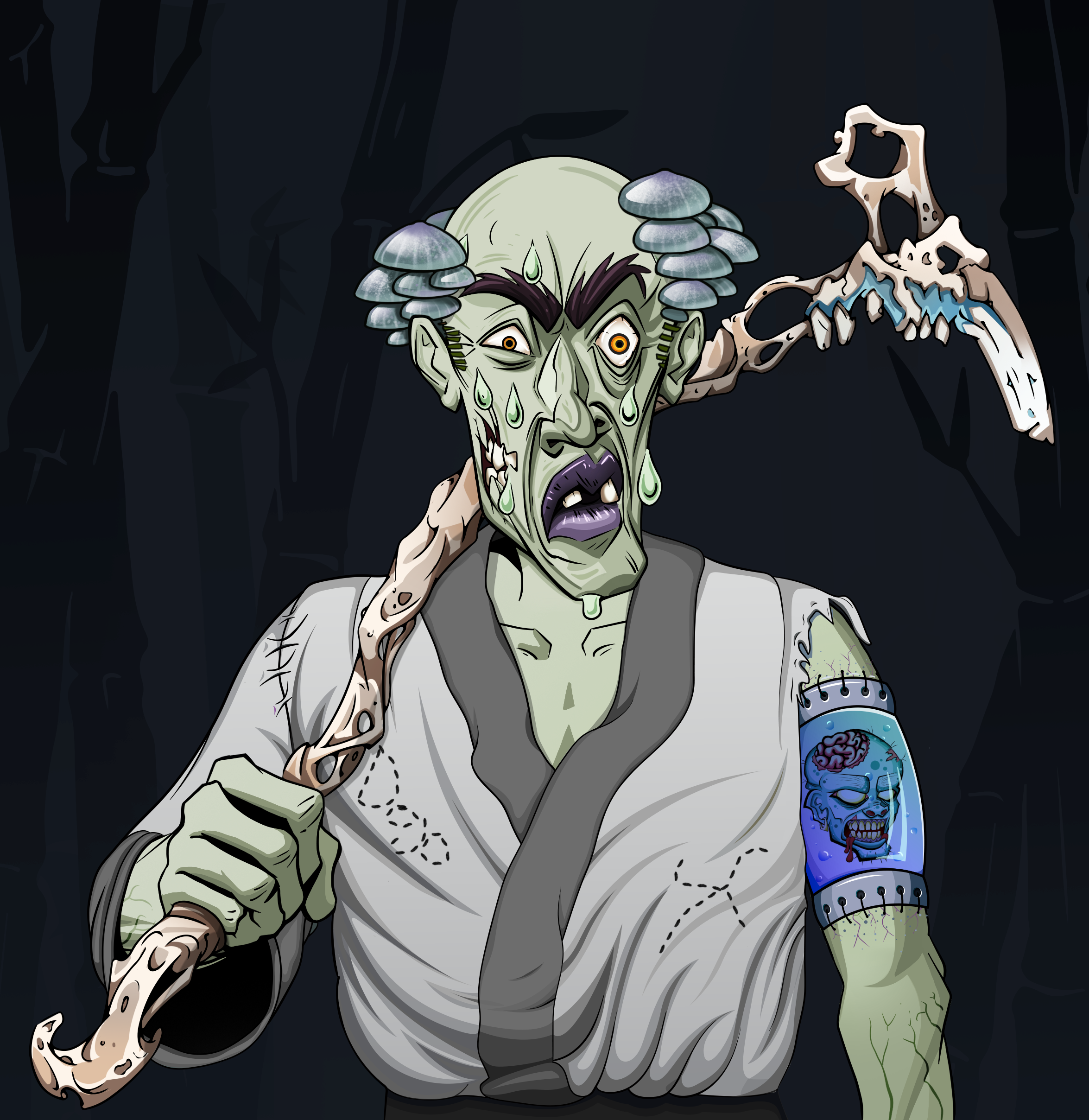 Stresshead Rin — Degen Dojo fighter