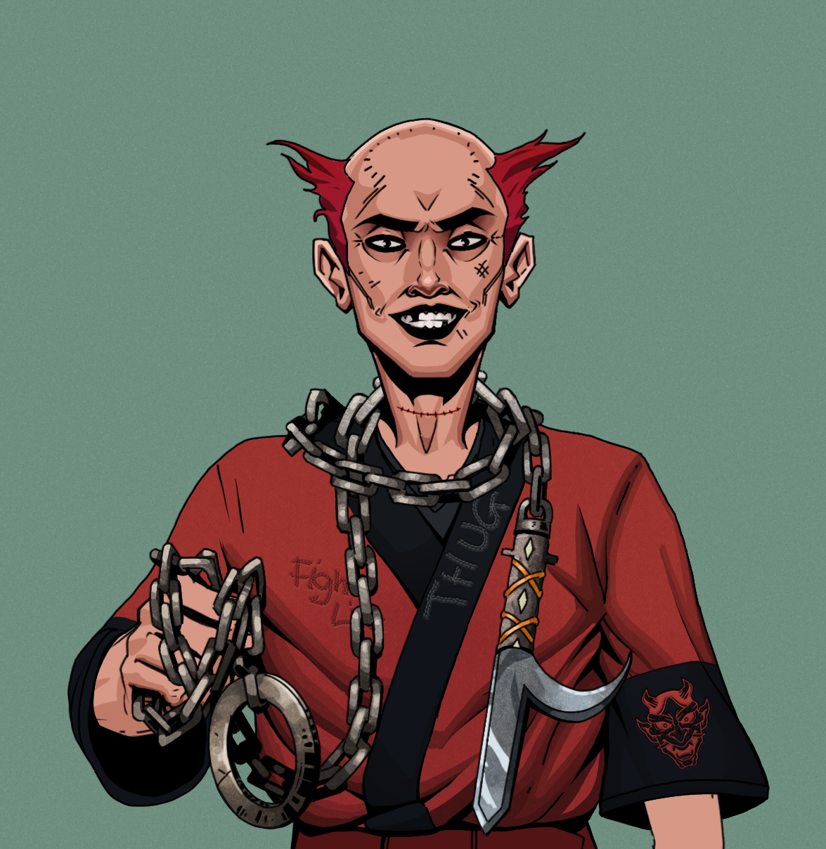 Junichiro Reborn — Degen Dojo fighter