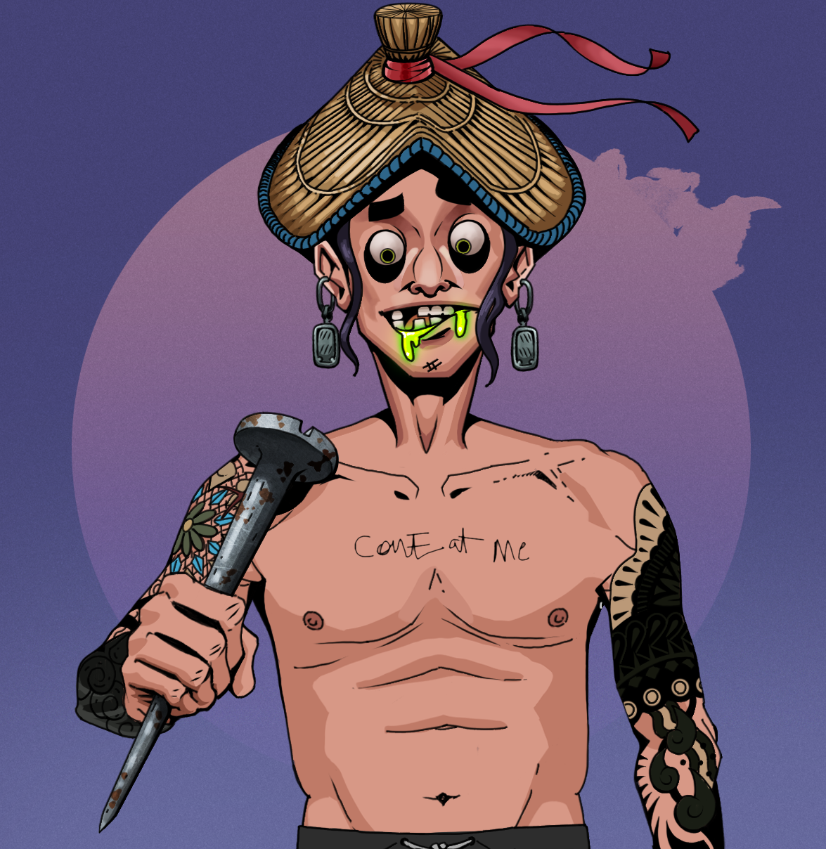 Toxic Azuma — Degen Dojo fighter