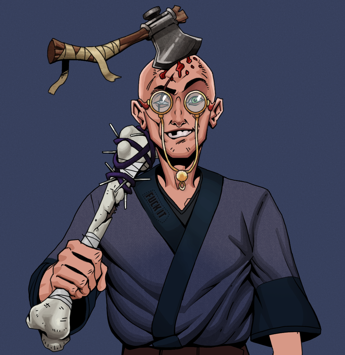 One-Eyed Itsuki — Degen Dojo fighter