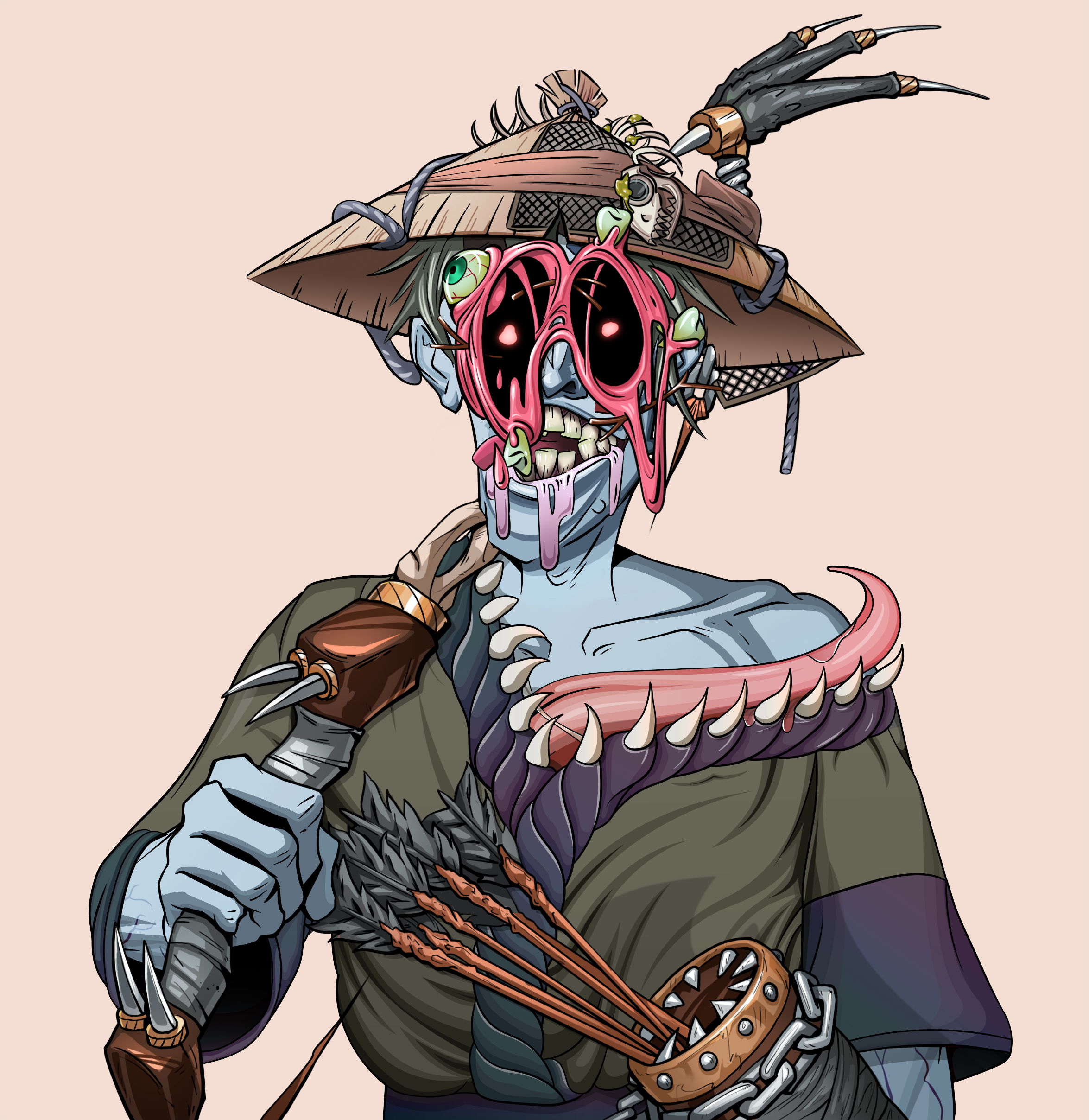 Drooling Azuma — Degen Dojo fighter