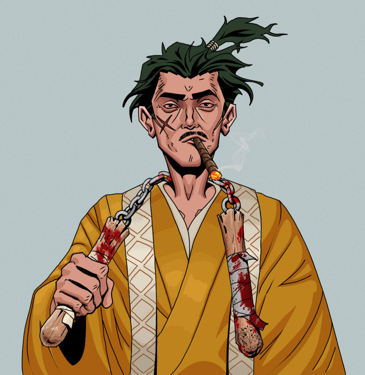 Raikou The Stoner — Degen Dojo fighter