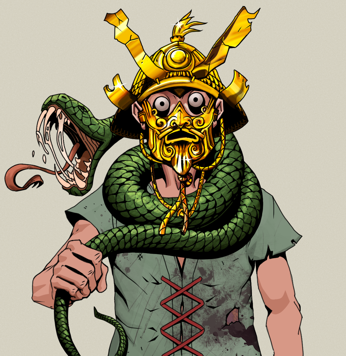 Drooling Azuma — Degen Dojo fighter
