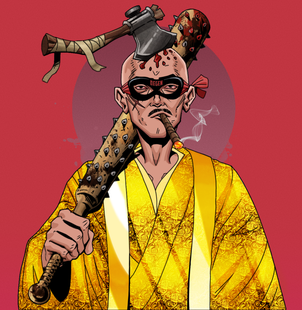 Raikou The Stoner — Degen Dojo fighter