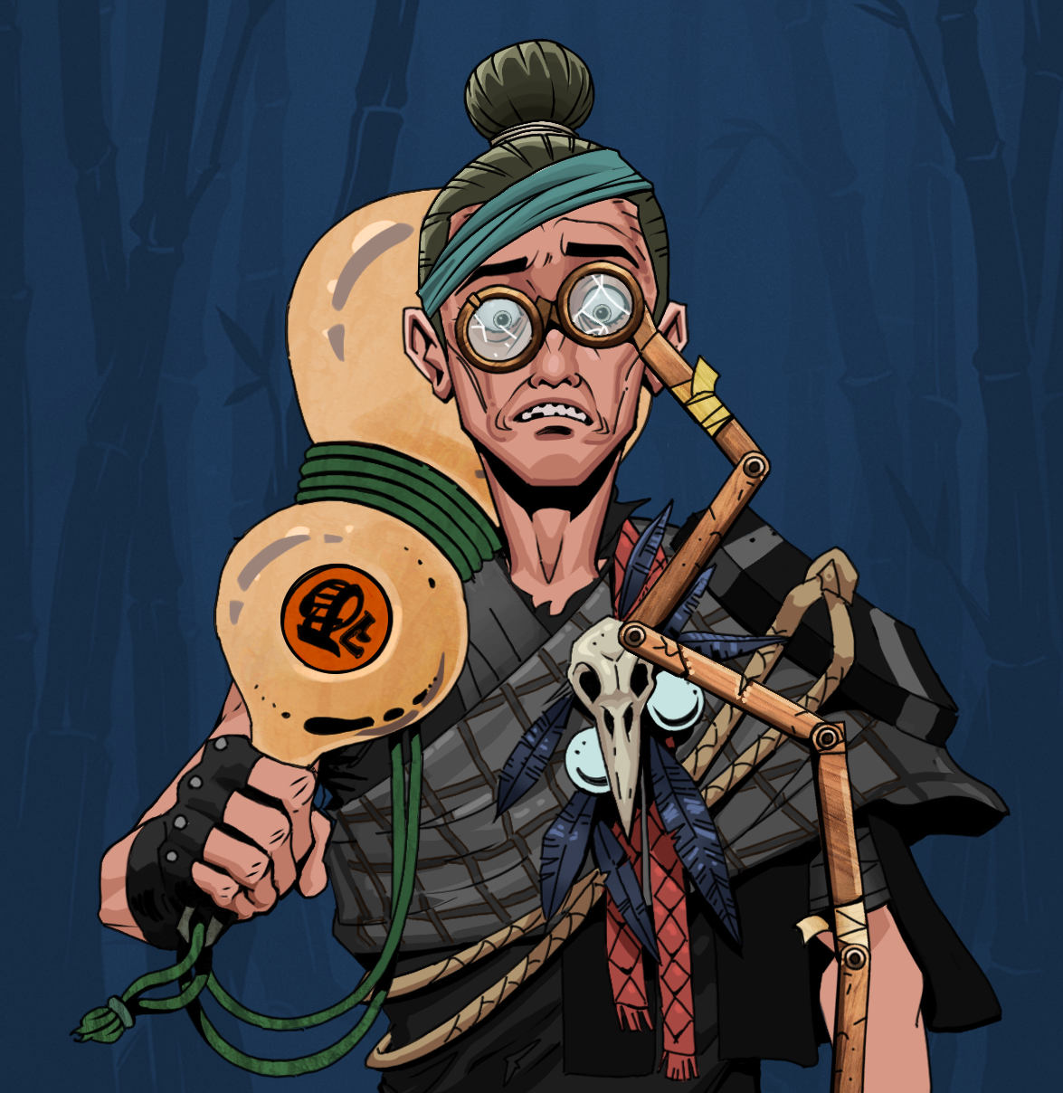 Shitless Botan — Degen Dojo fighter