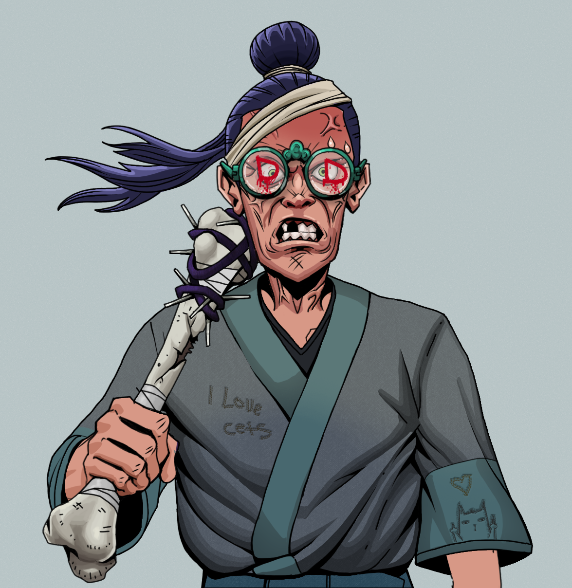 Angry Ikari — Degen Dojo fighter