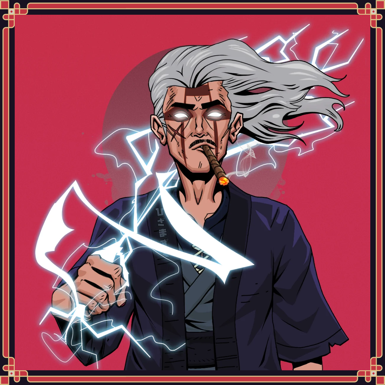 Lightning Katana — Degen Dojo Weapon