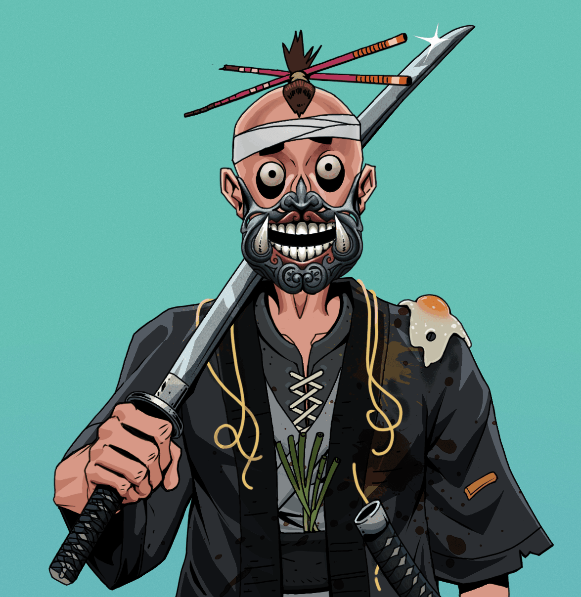 Drooling Azuma — Degen Dojo fighter