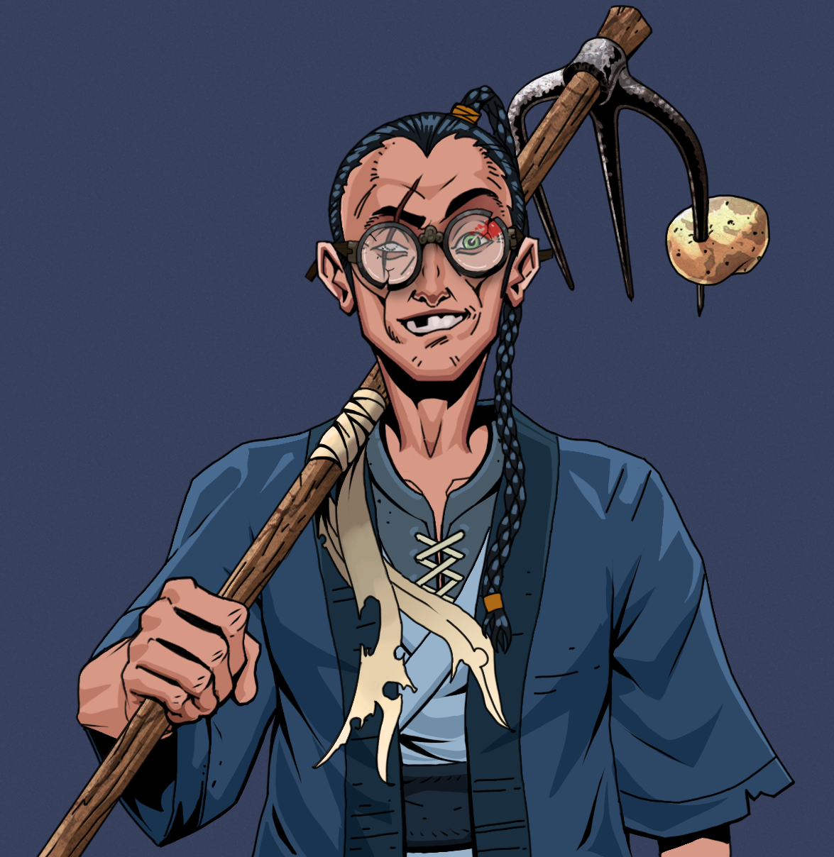 One-Eyed Itsuki — Degen Dojo fighter