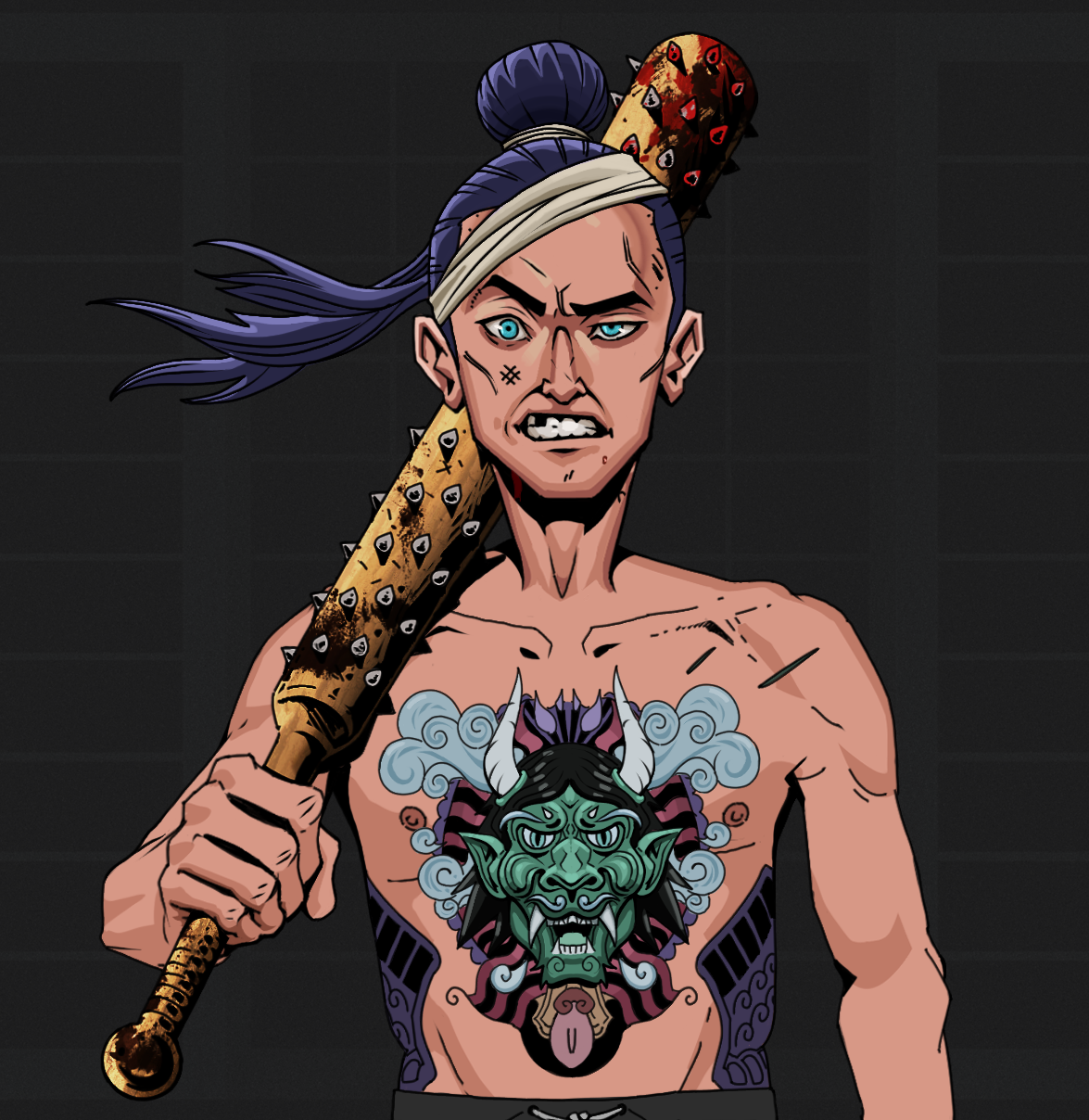 Akuma — Degen Dojo fighter