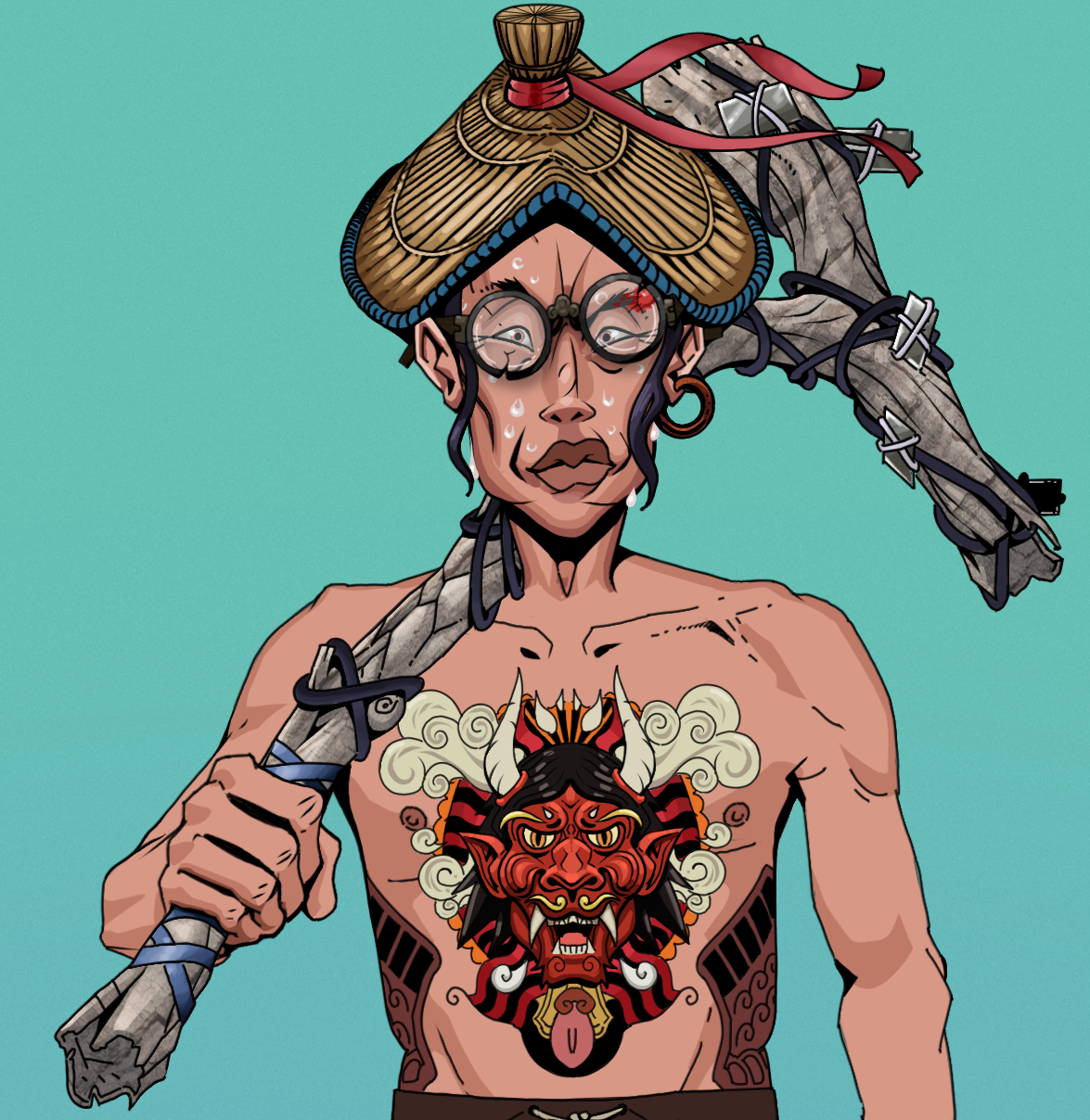 Stresshead Rin — Degen Dojo fighter