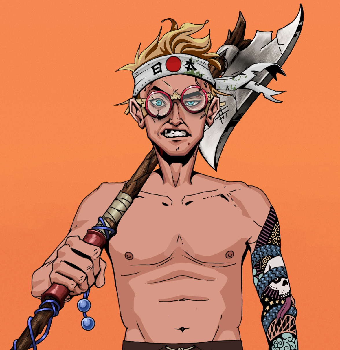 Akuma — Degen Dojo fighter