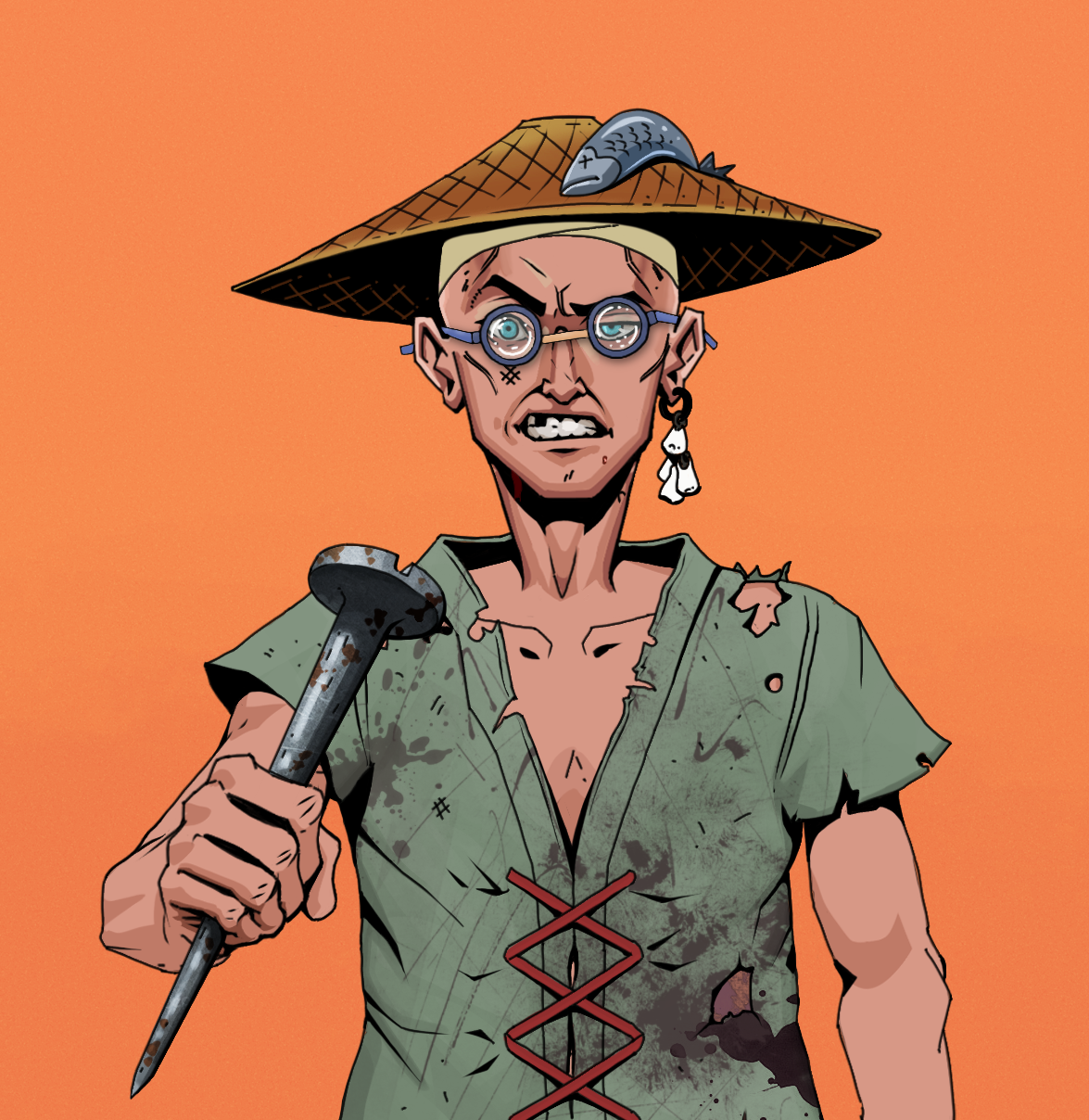 Akuma — Degen Dojo fighter