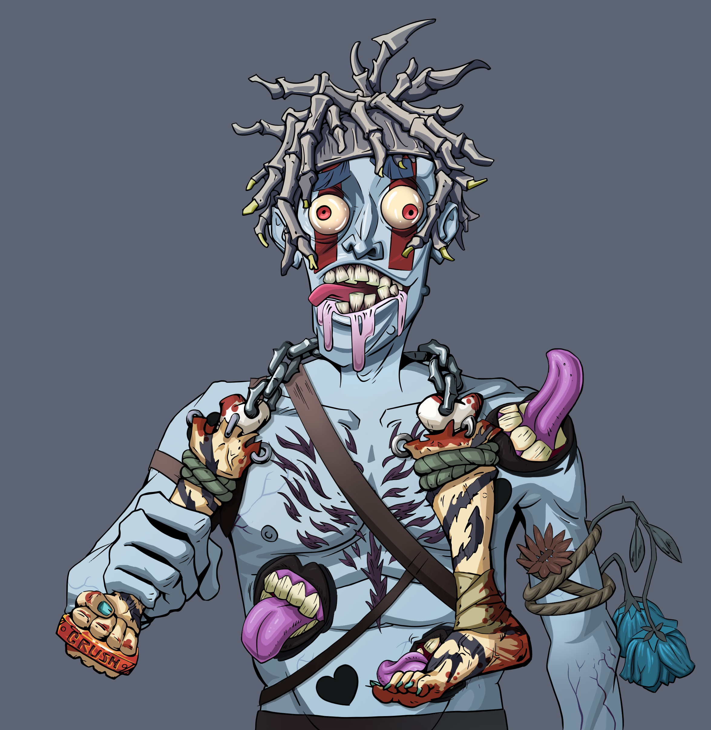 Drooling Azuma — Degen Dojo fighter