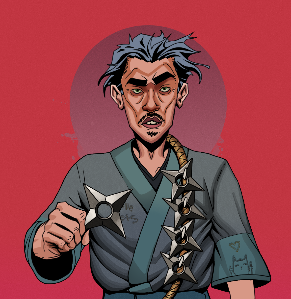 Gloomy Masumi — Degen Dojo fighter