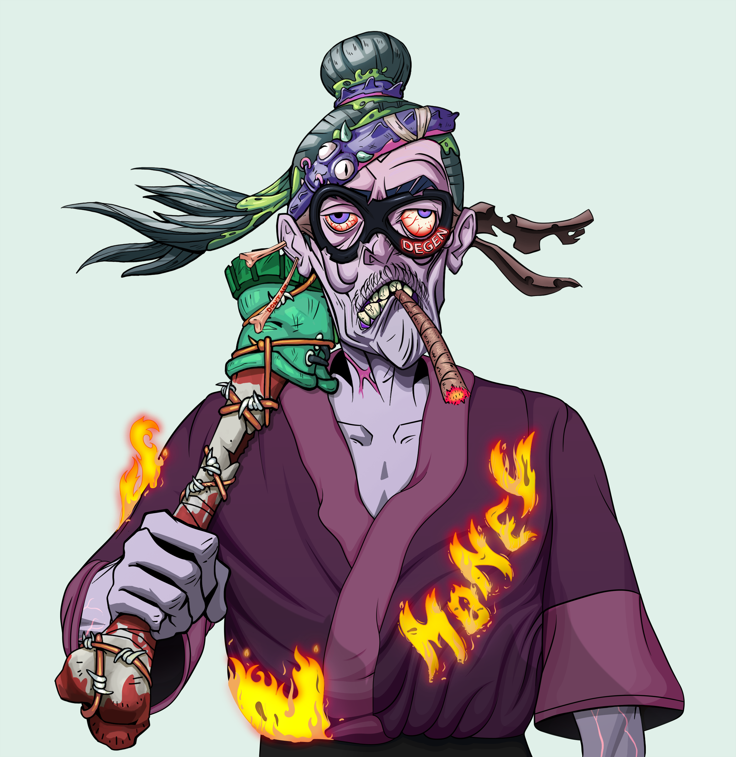 Raikou The Stoner — Degen Dojo fighter