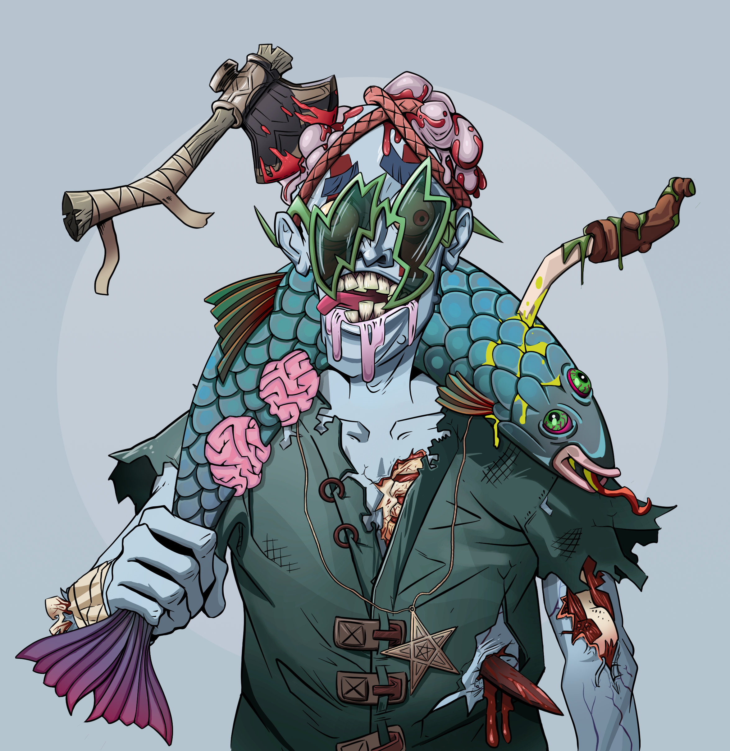 Drooling Azuma — Degen Dojo fighter