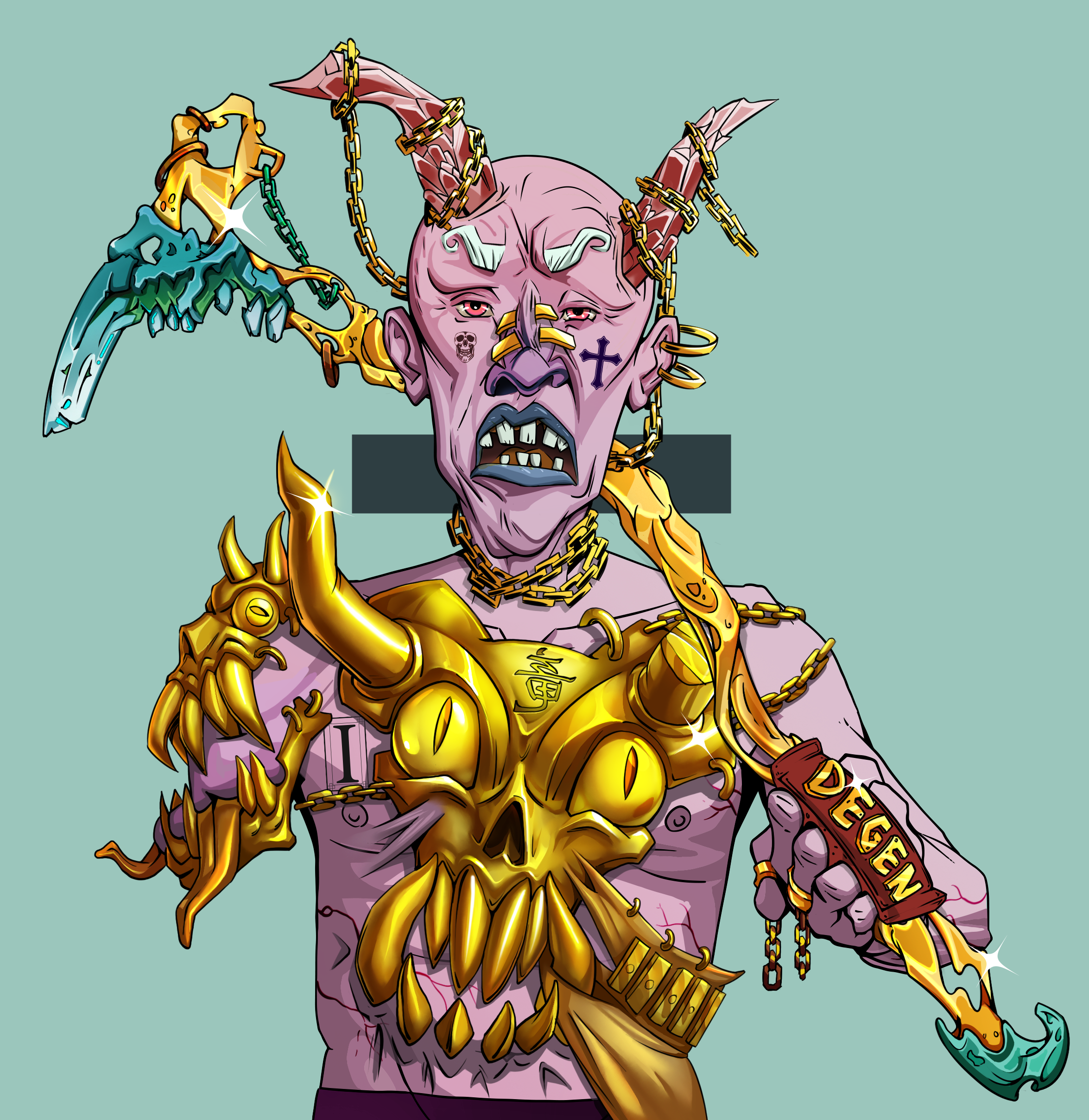 The Old Dragon — Degen Dojo Background