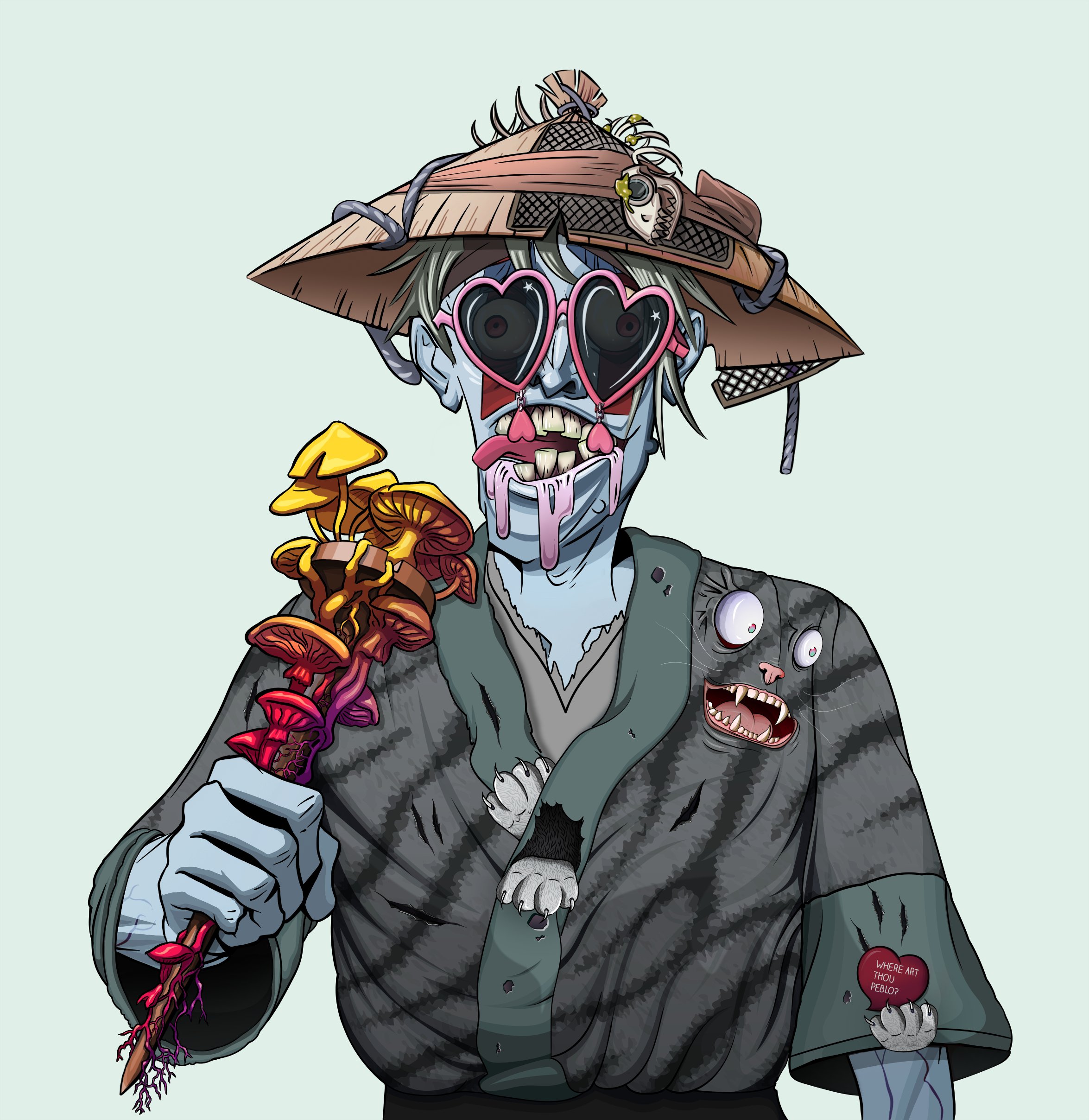 Drooling Azuma — Degen Dojo fighter