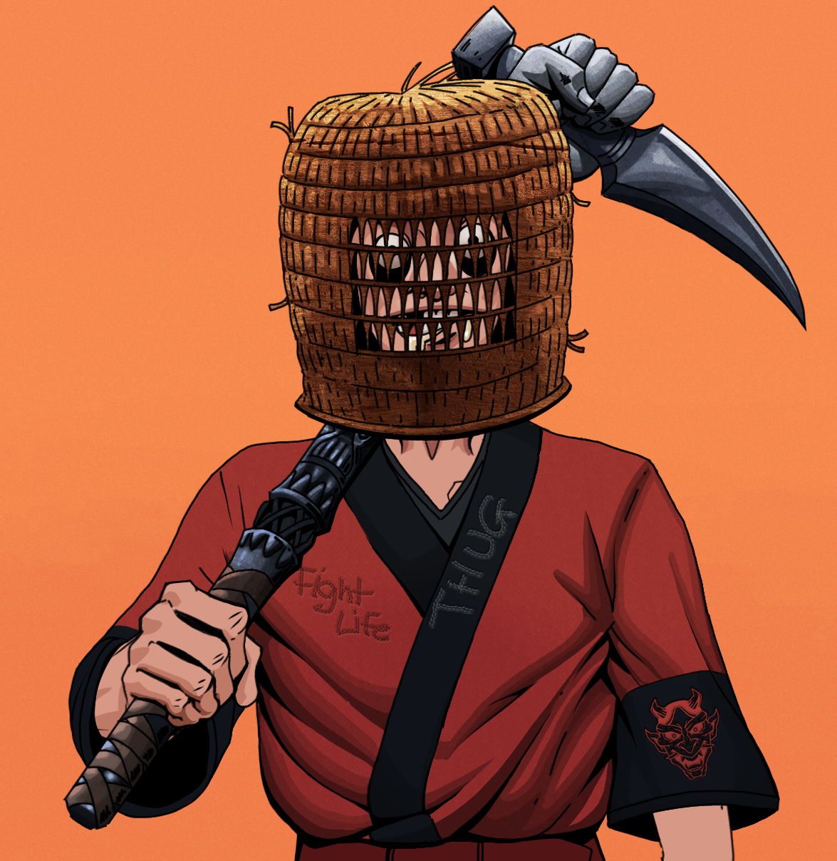 Drooling Azuma — Degen Dojo fighter