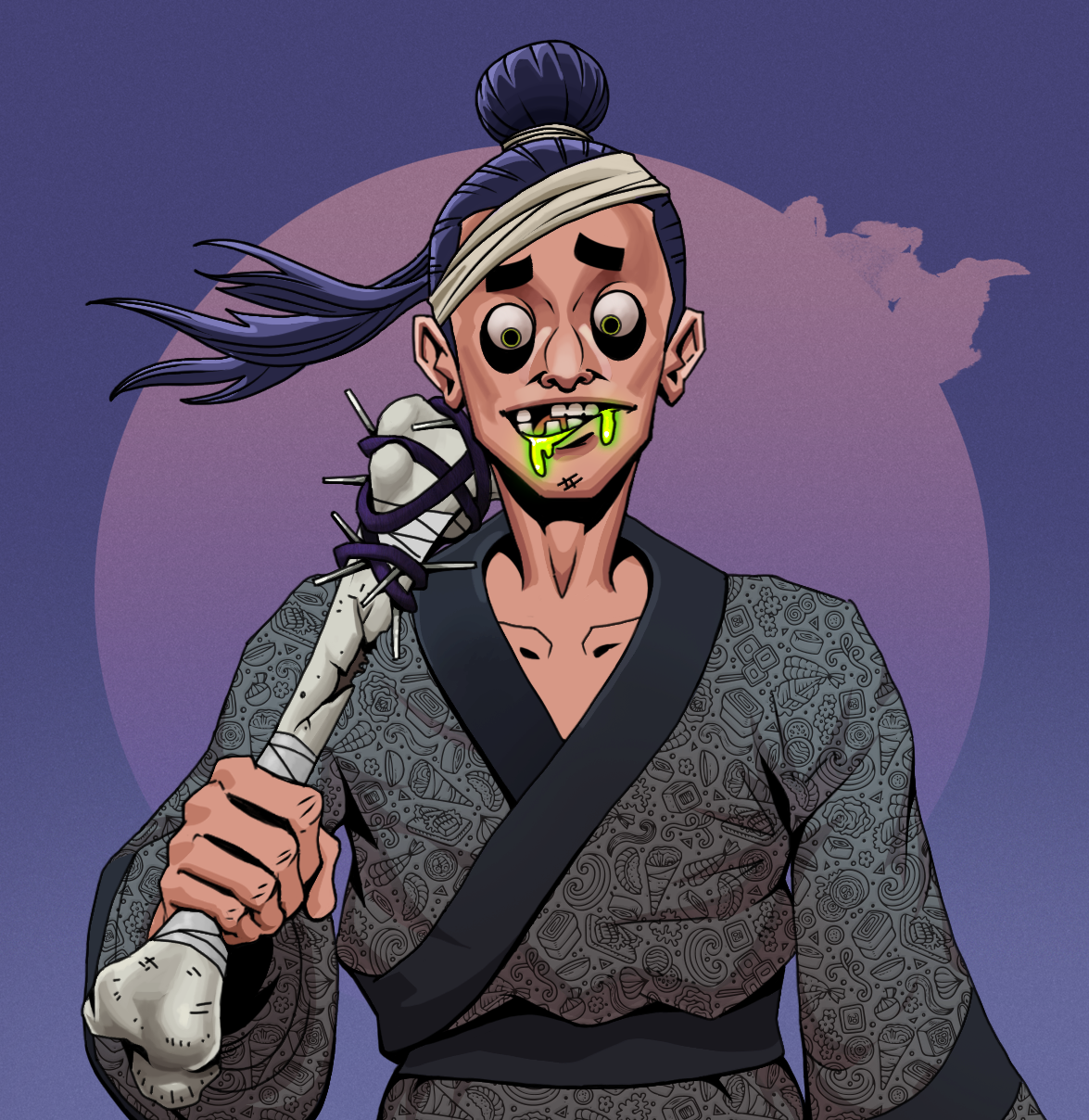 Toxic Azuma — Degen Dojo fighter