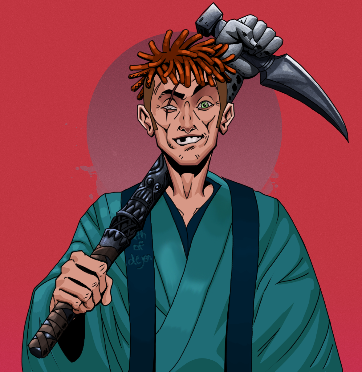 One-Eyed Itsuki — Degen Dojo fighter