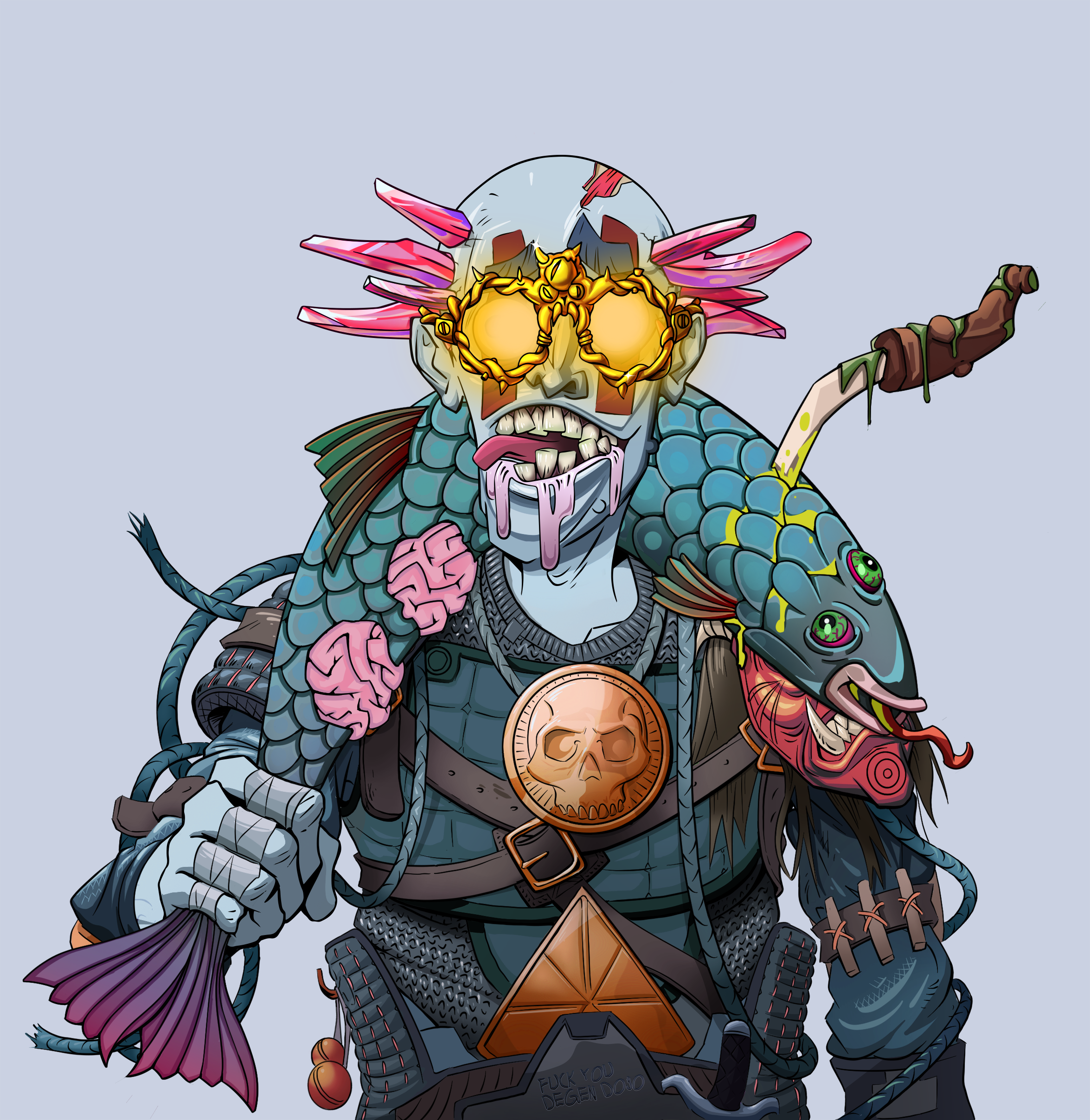 Drooling Azuma — Degen Dojo fighter