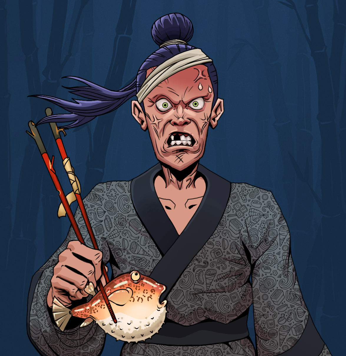 Angry Ikari — Degen Dojo fighter