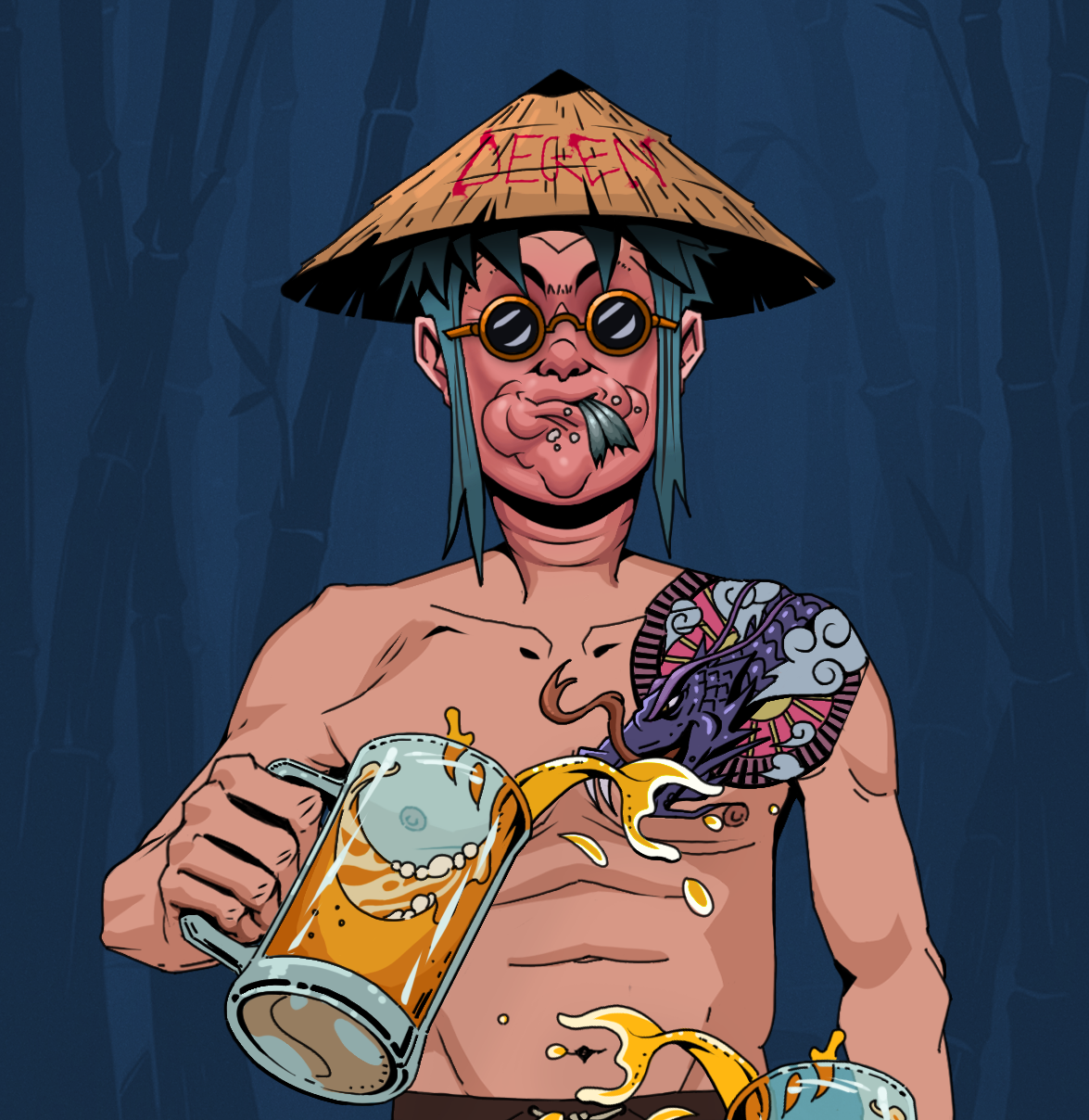 Fatty Bobsticks — Degen Dojo fighter