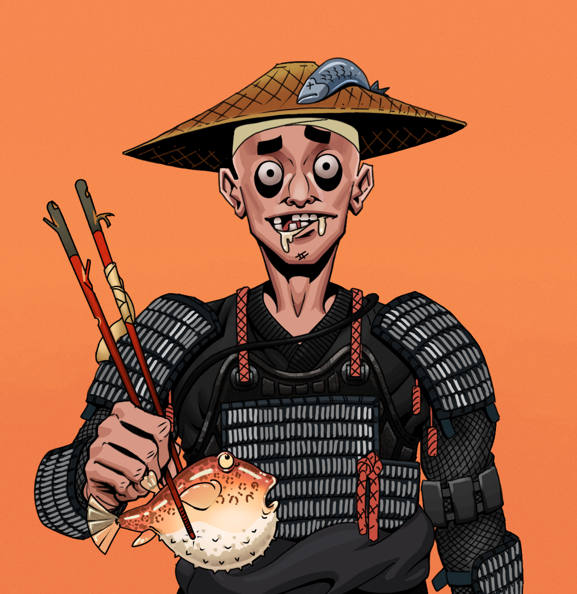 Drooling Azuma — Degen Dojo fighter