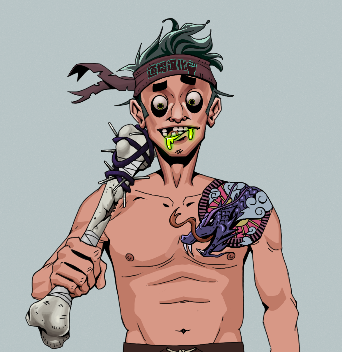 Toxic Azuma — Degen Dojo fighter