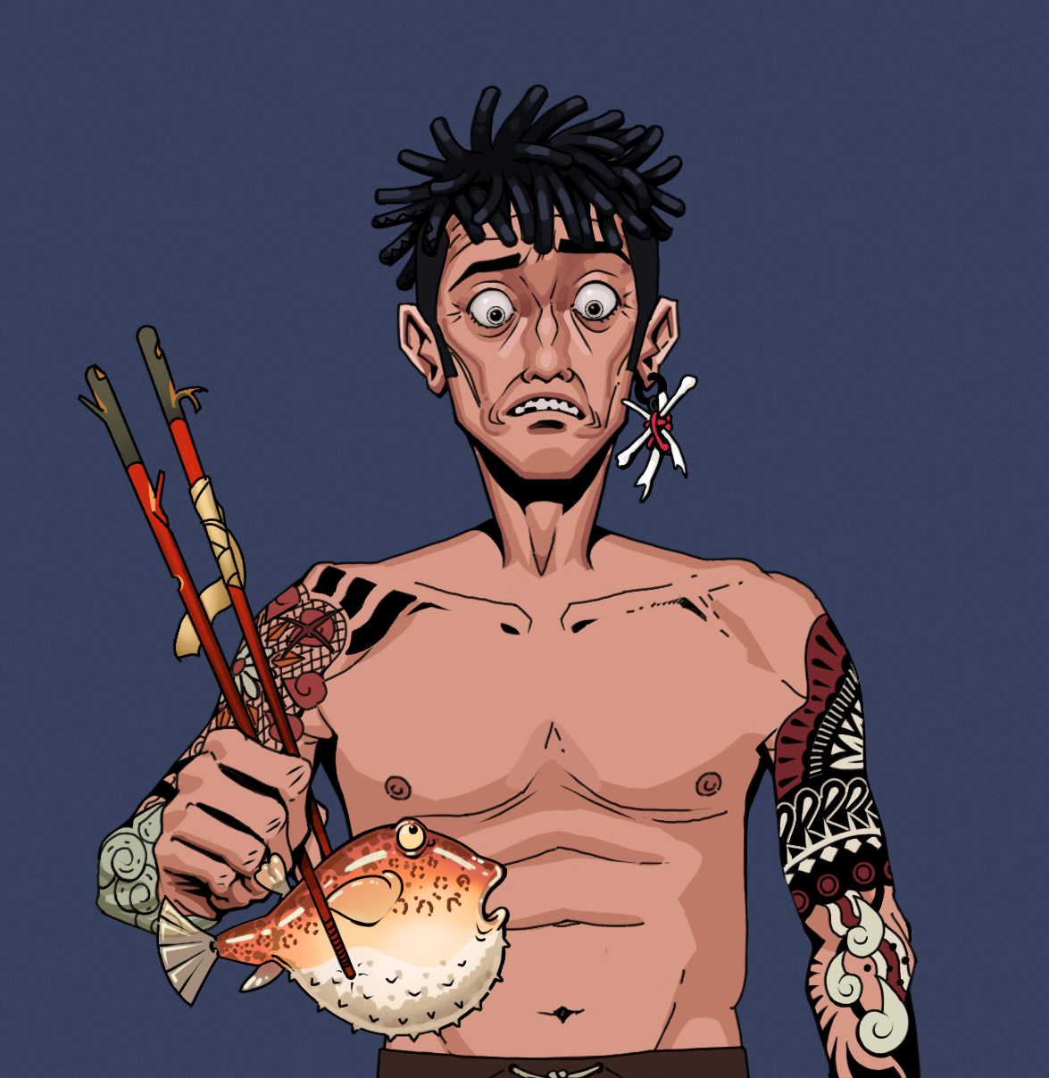 Shitless Botan — Degen Dojo fighter