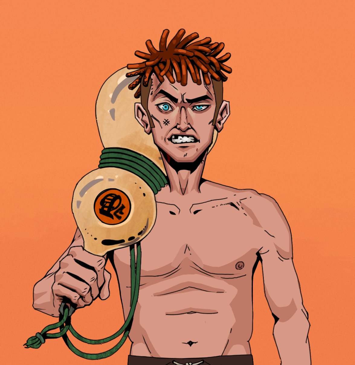 Akuma — Degen Dojo fighter