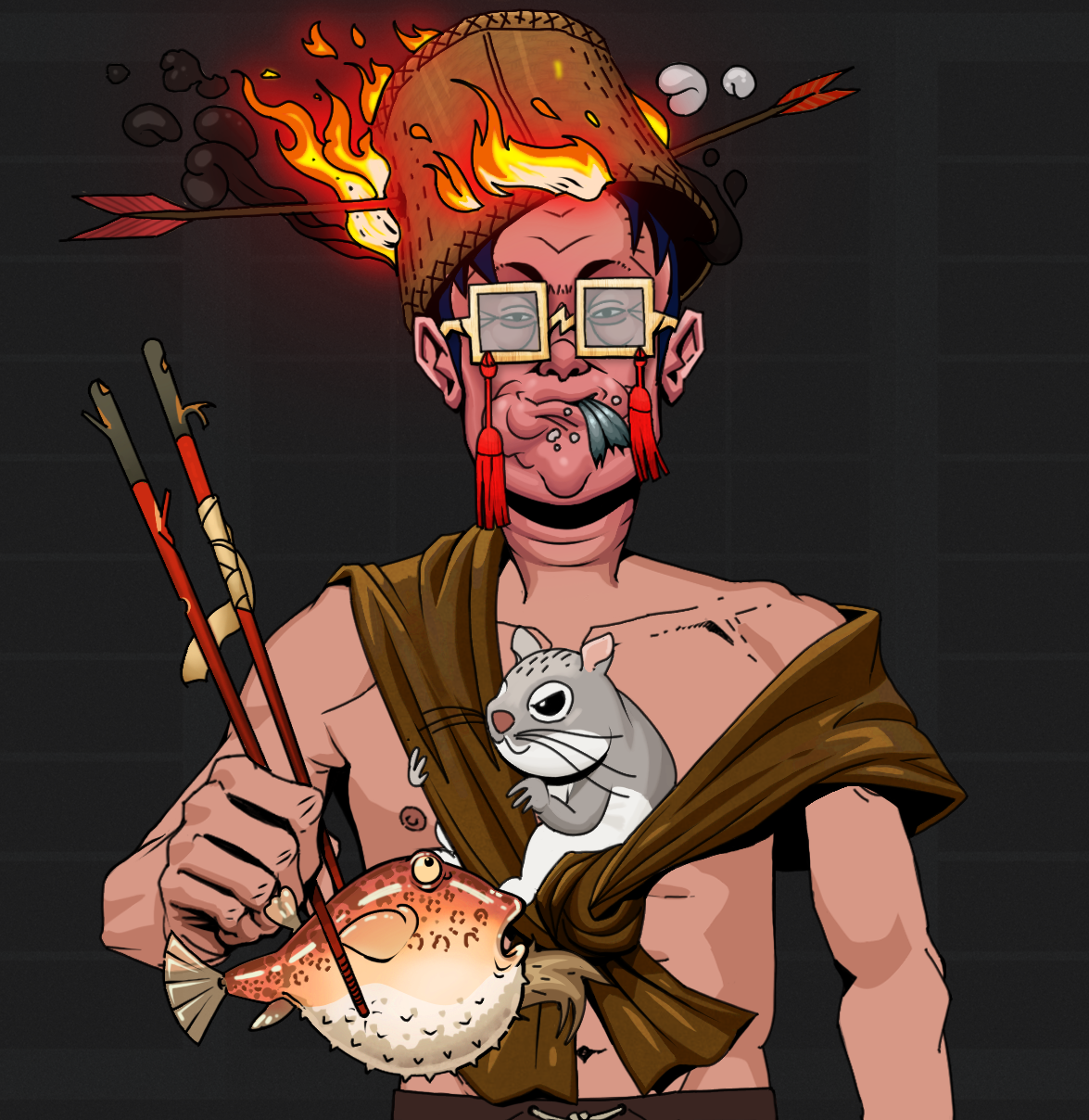 Fatty Bobsticks — Degen Dojo fighter